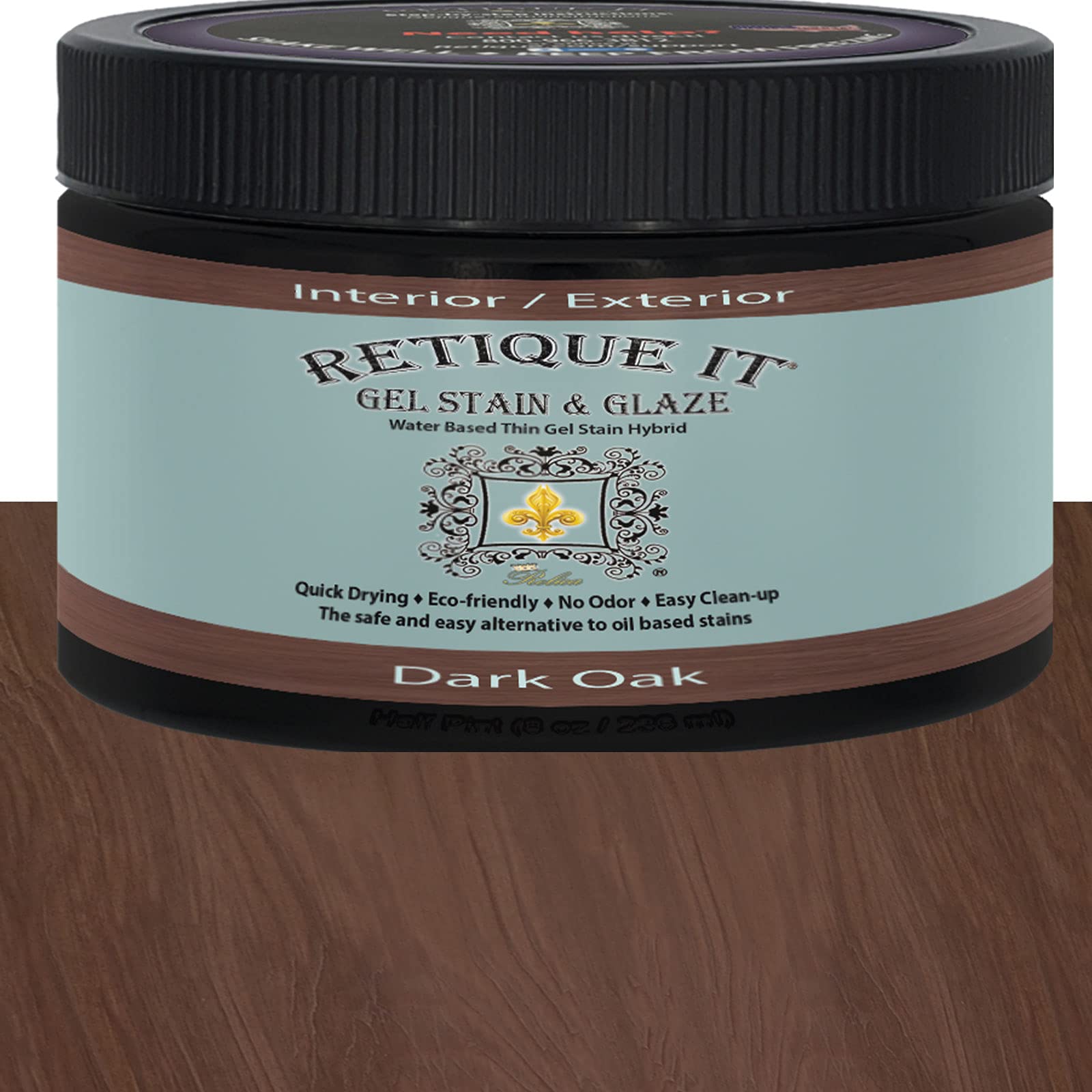 Buy Gel Stain by Retique It, Thin WaterBased Gel Stain/Paint Glaze and