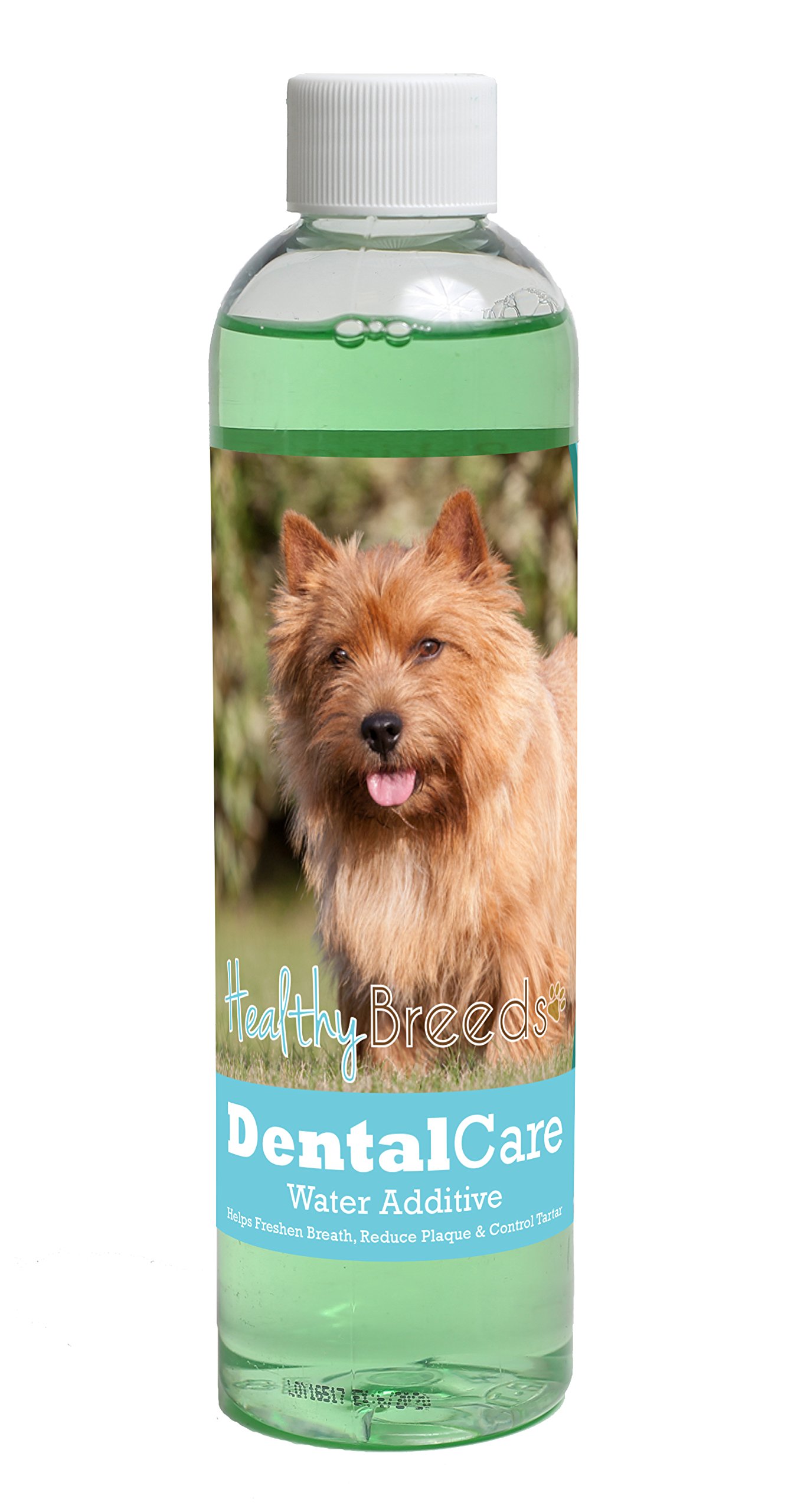 Healthy Breeds Dog Dental Care Water Additive for Norwich Terrier - Helps Freshen Breath, Reduce Plaque &amp; Control Tartar - Mint Flavor - 8 oz