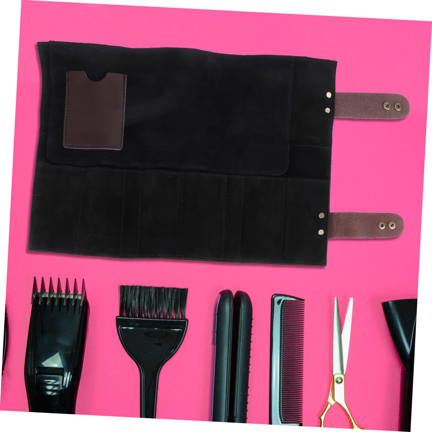 Healeved Porte-ciseaux Et Étui à Peignes Pour Outils De Coiffure Sacoche Pour Ciseaux Et Petits Accessoires De Coiffeur Design Élégant