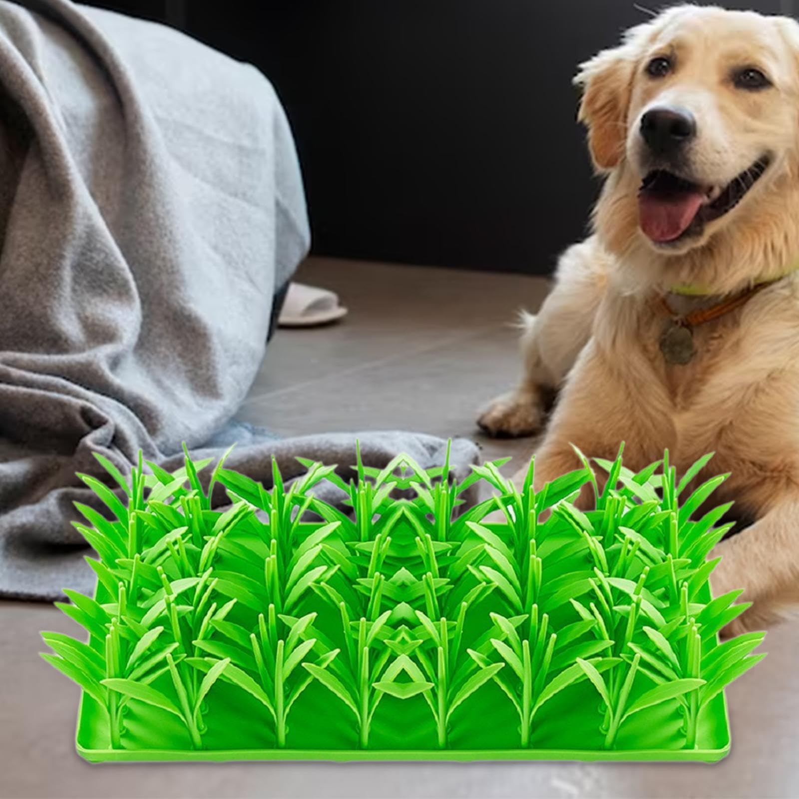 Tapis de Flairage Chien Tapis de Fouille Tapis d'alimentation Lent Jouet Interactif Silicone Antidérapant pour Animaux de Compagnie Dressage Jeu