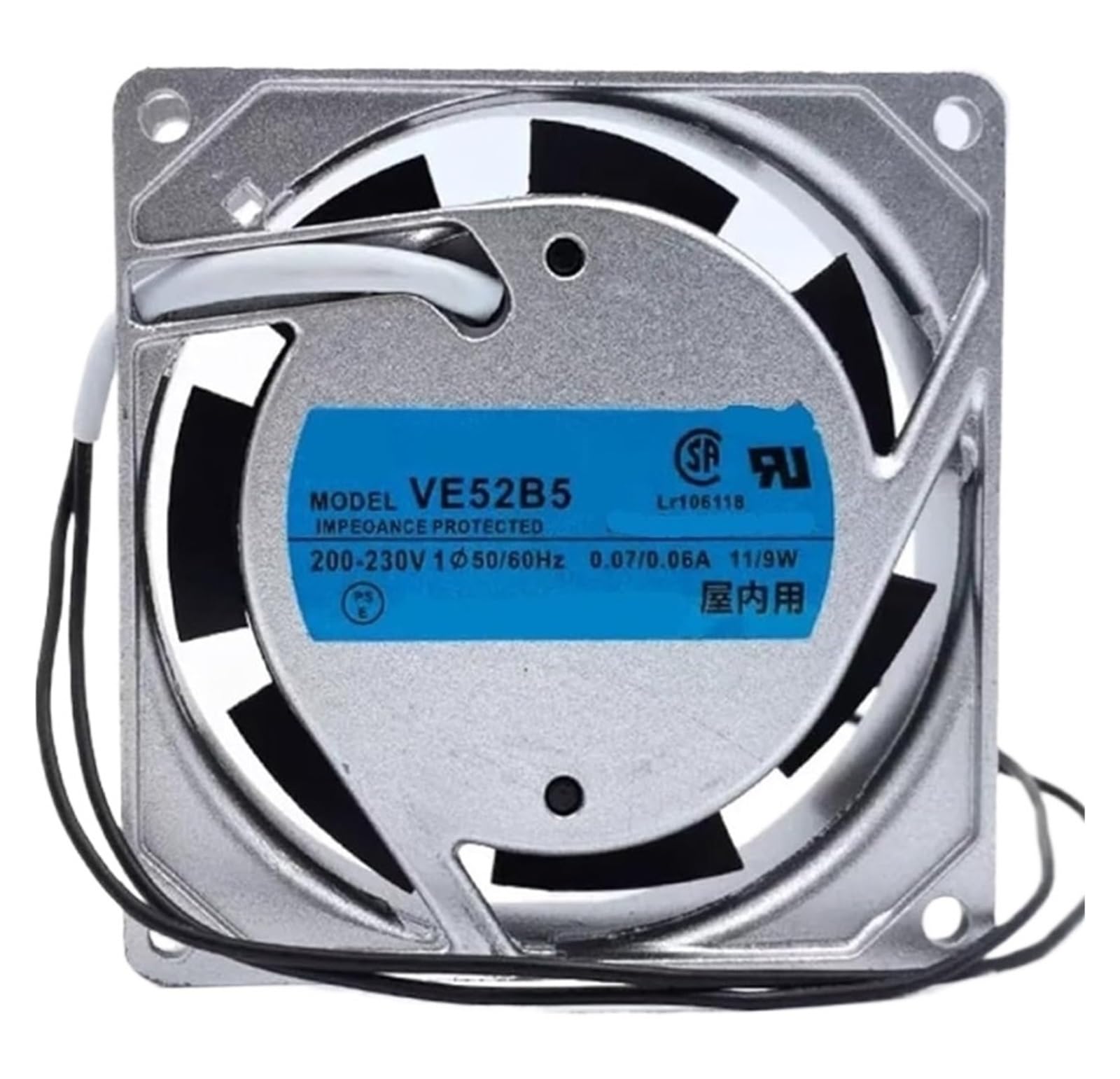 YMUGUEGH 80mm AC 230V Fan VE52B5 8cm 8025 230V 11/10W AC Cooling Fan