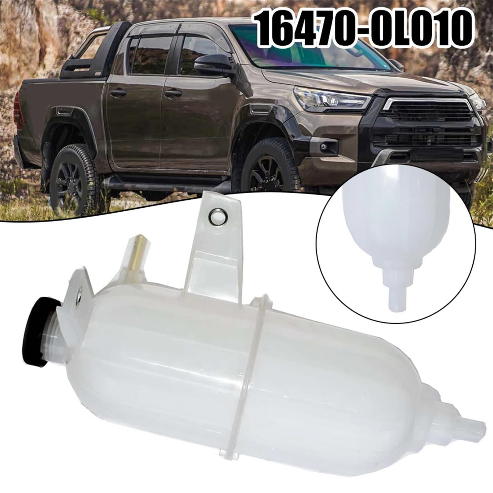 Zestaw Chłodzący,Radiator Do Toyota Hilux Do Vigo 2005 2014 proces chłodnica samochodowa butelka przelewowa zbiornik płynu chłodzącego