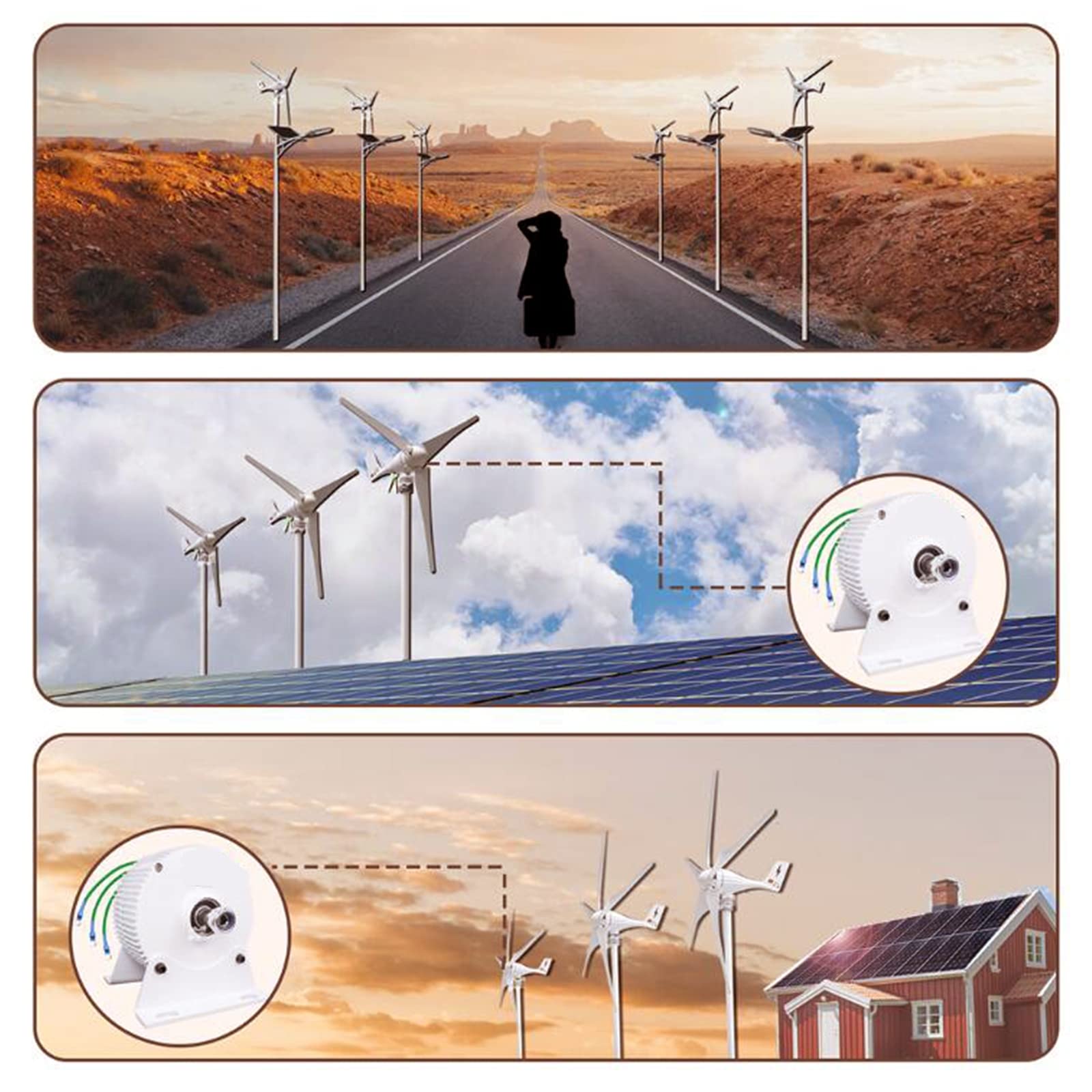 手回し発電機風力発電機 風力発電機を1/500スケールで再現した簡易組み立てキットが登場！大型