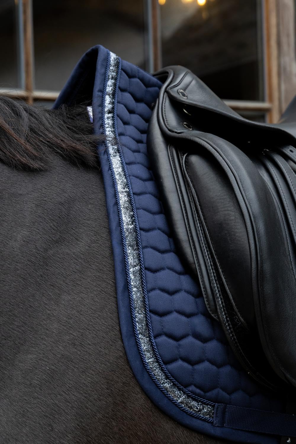 FULL Tapis de selle Dressage Navy