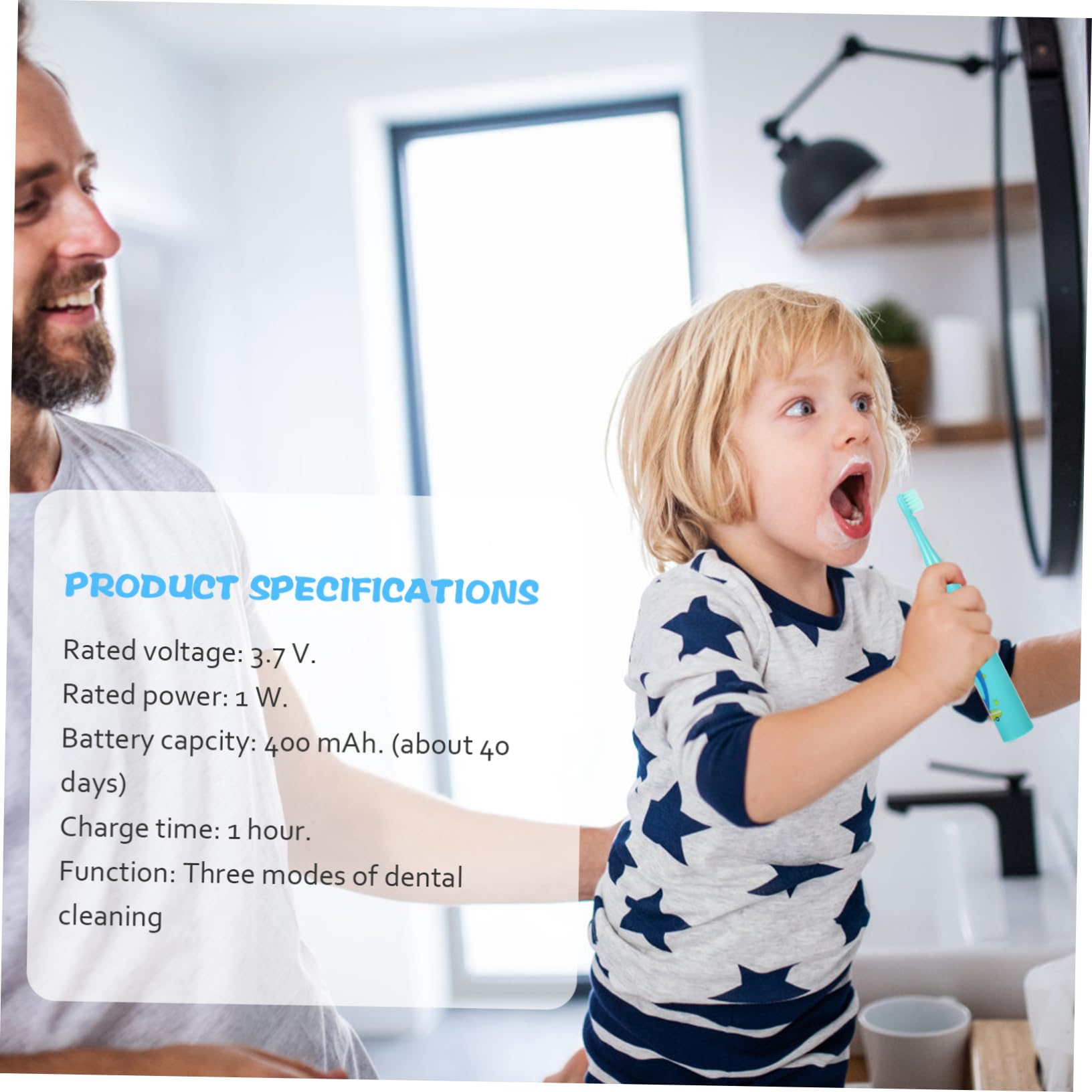 FRCOLOR 3juegos Cepillo De Dientes Eléctrico Para Niño Niña Diseño De Dibujos Animados Portátil y Recargable Cepillo Infantil Para Limpieza Eficaz y Divertida Dientes