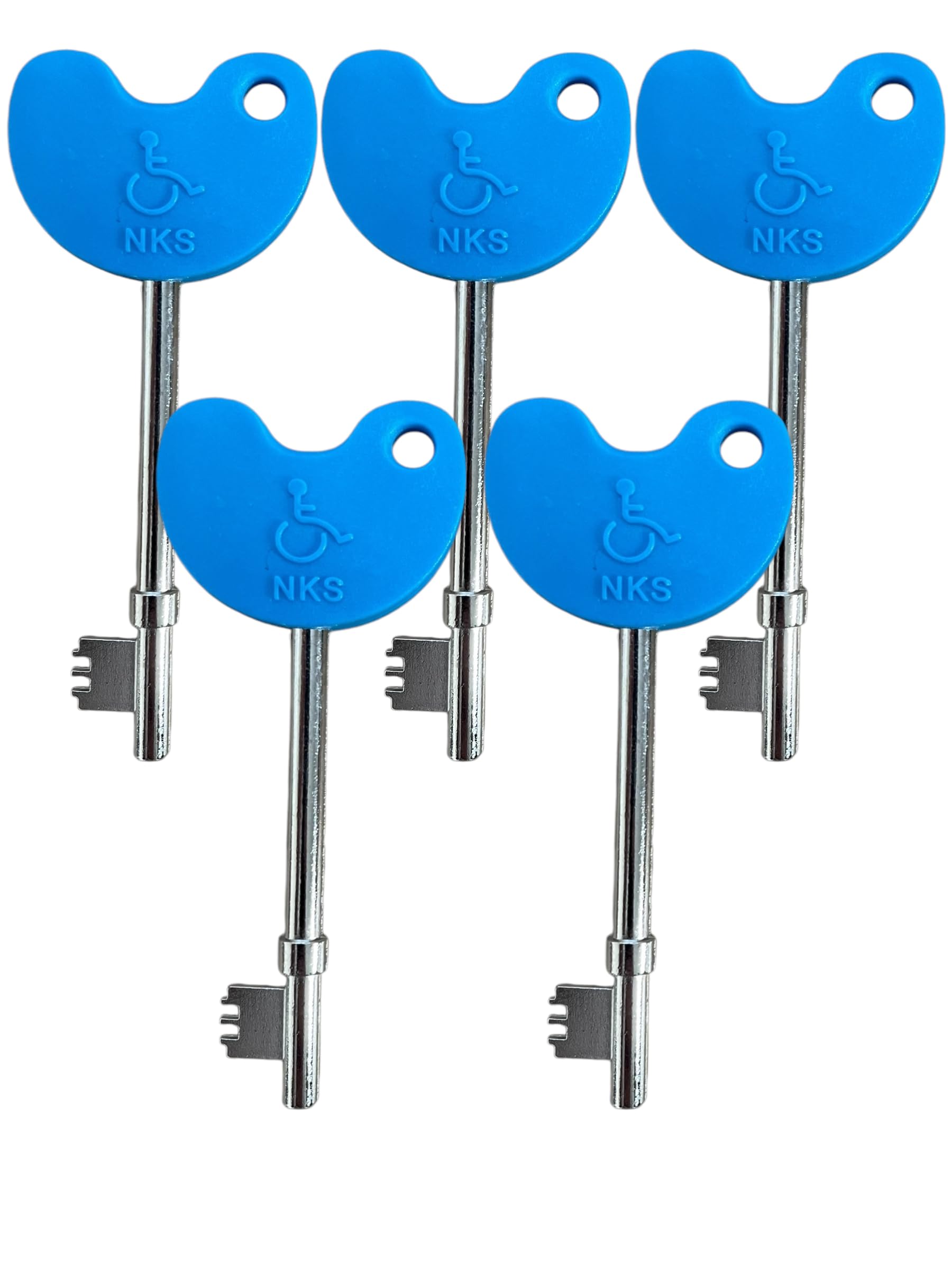 NKS Radar Key Disabled Toilet Bathroom Door Access Braille Easy Turn Pack Opens Over 10,000 Disabled Toilets (1) (5)