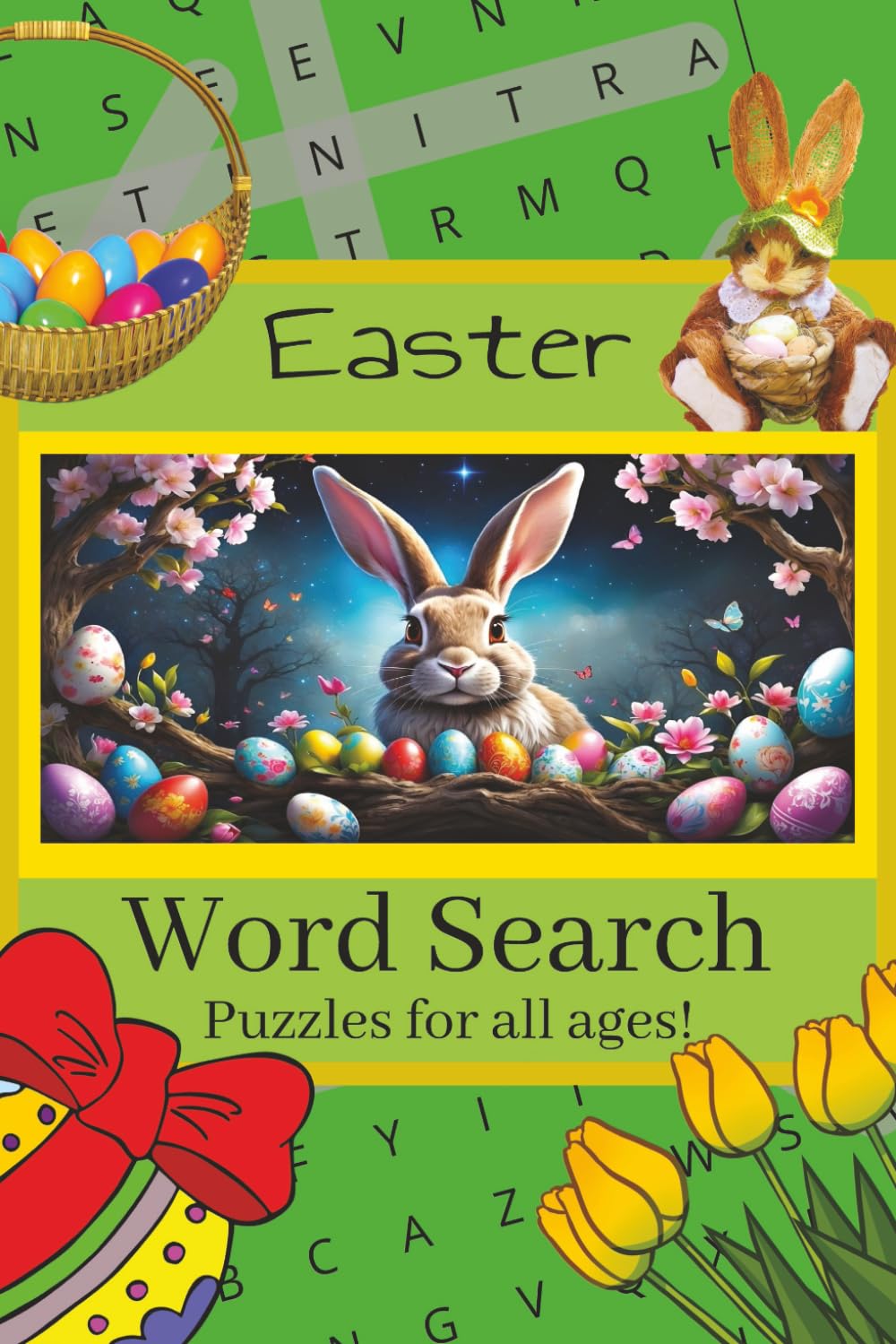 Easter Word Search: Word Search about Easter, Easter Activities, Easter Holiday, and More | 6x9 inches, 106 pages | 50+ Puzzles