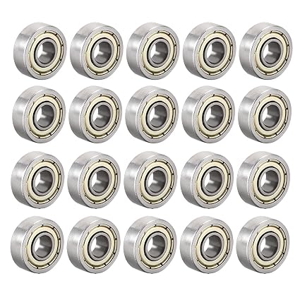 5x Tiefrillen-Kugellager F605ZZ, 5x14x5 Mm, Doppelt Abgedichtet, Aus Chromstahl – Für Motoren & Maschinen
