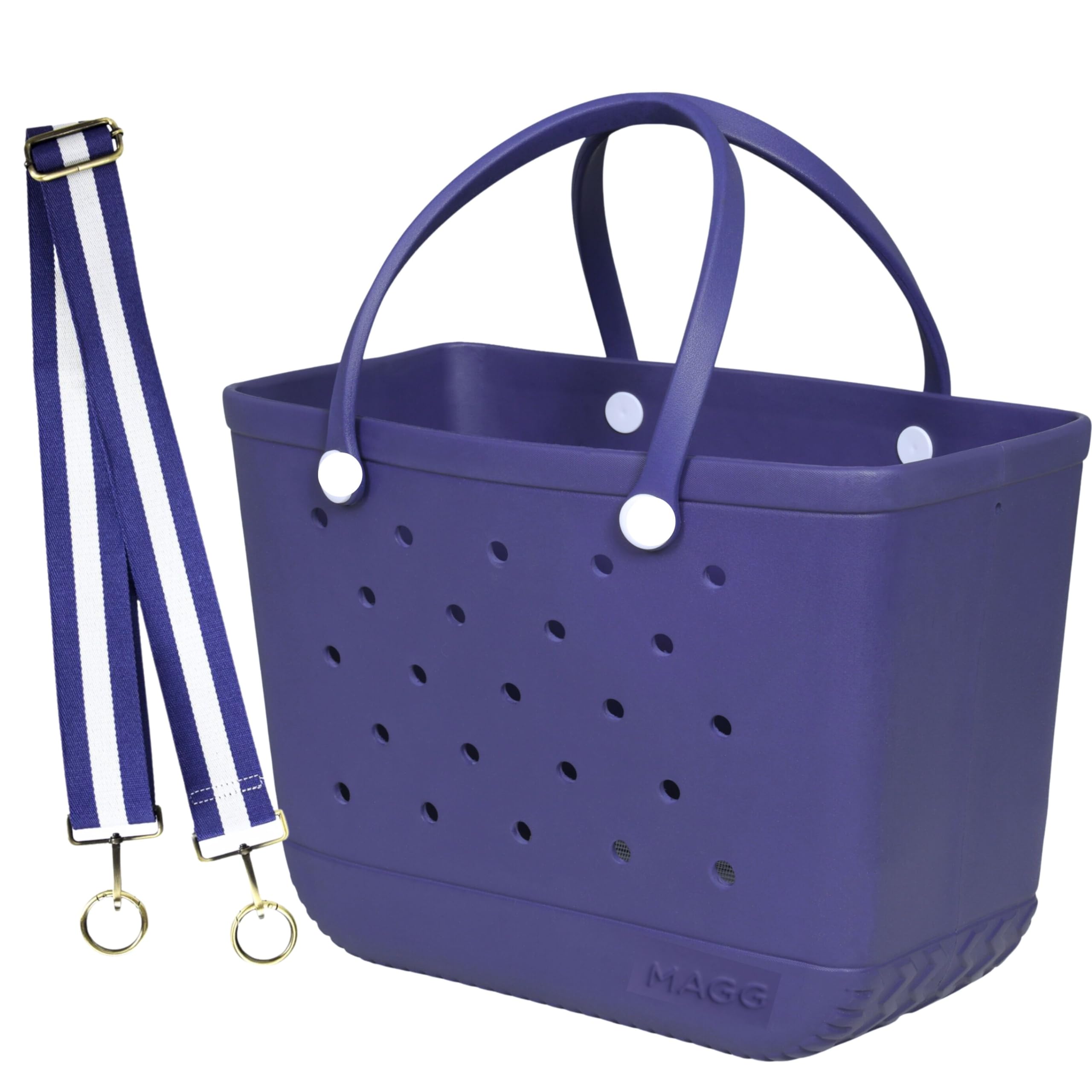 Beach Bags Waterproof Sandproof | Rubber Beach Bag Pool Boat Sports Travel with Crossbody Strap | Valentines Gift for Women