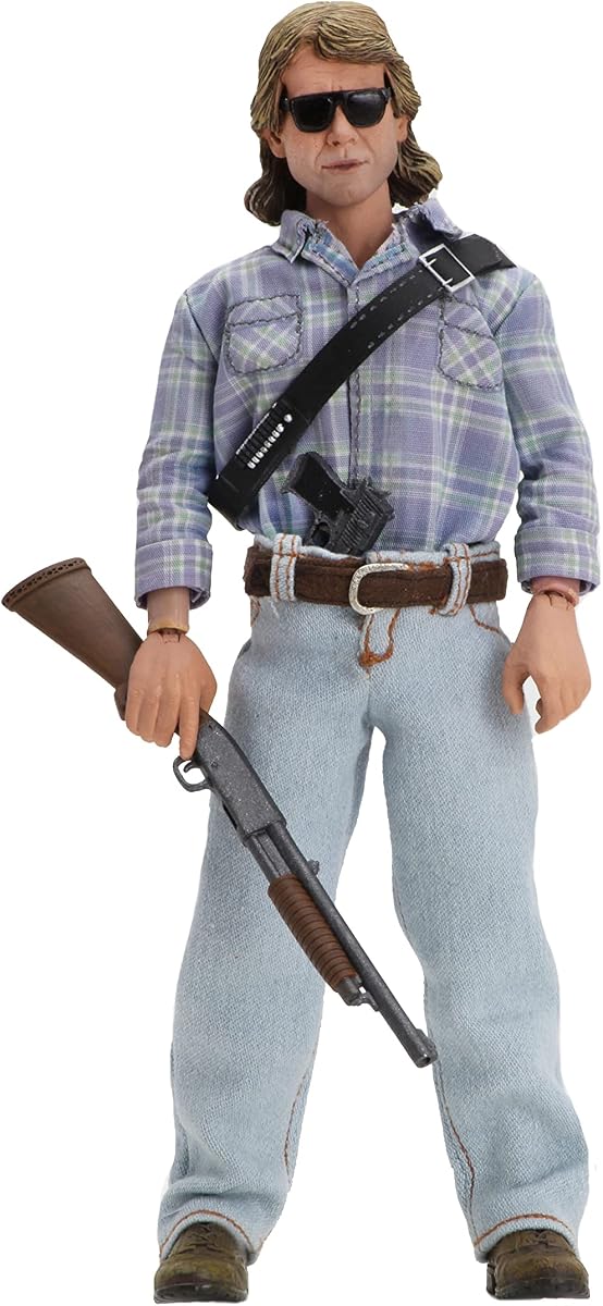NECA - They Live John Nada - Figura de acción vestida de 8"