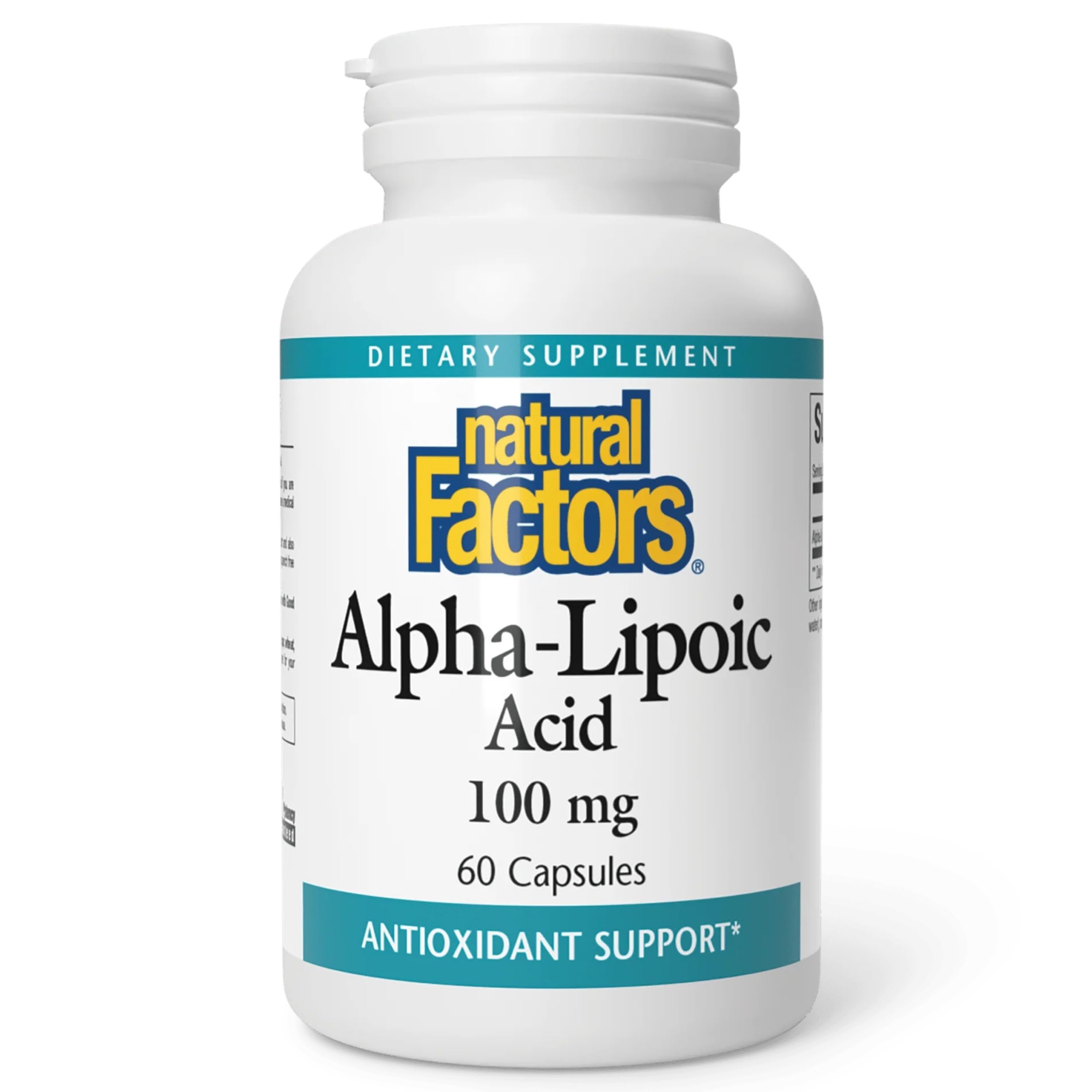 Natural Factors Alpha-Lipoic Acid 100 mg, 60 Capsules