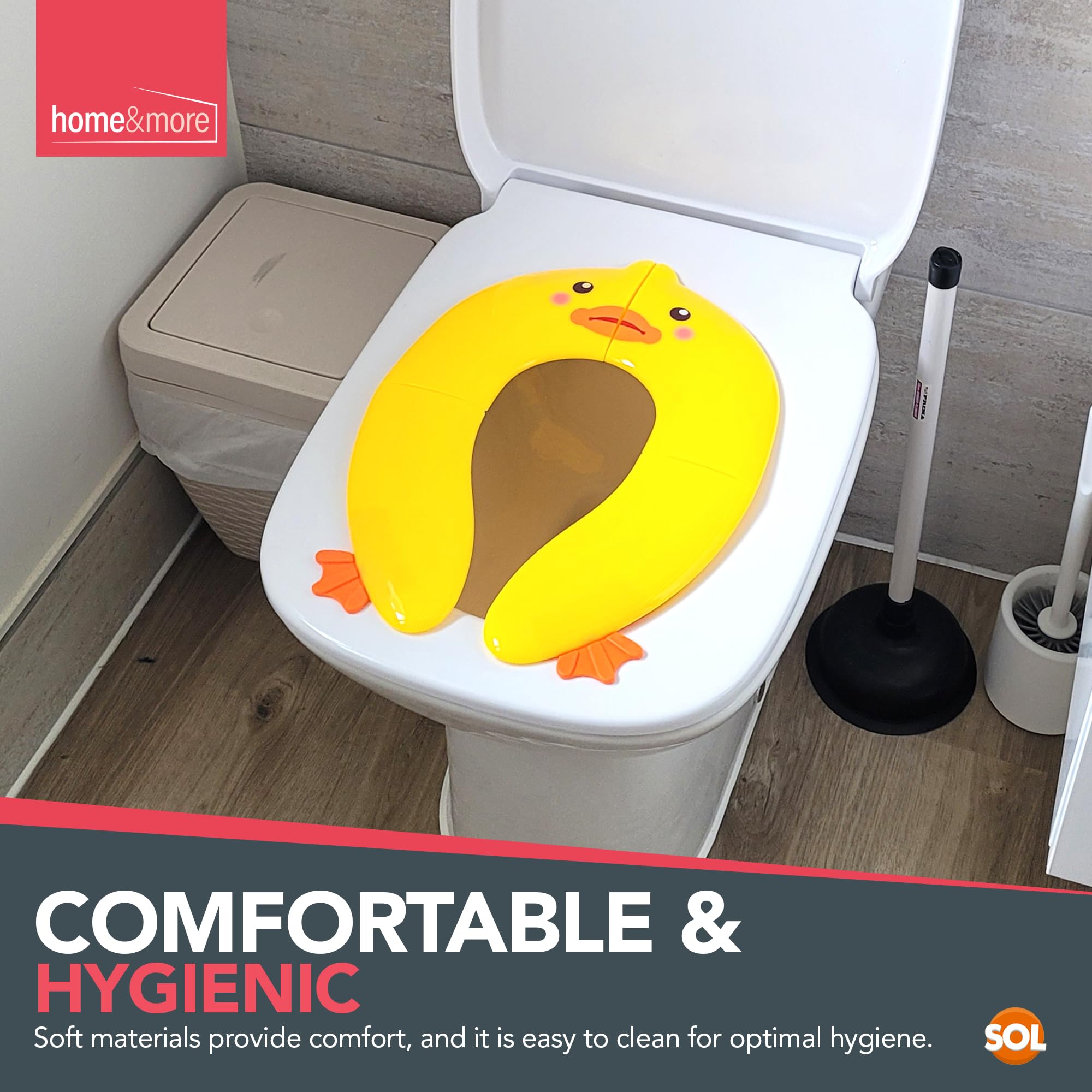 Toiletbril voor kinderen – zindelijkheidstraining- wc-bril – voor onderweg en thuis – met sticker – 3-in-1 oplossing – | Gecontroleerde retourproducten en nieuwe overstockproducten tegen een onverslaanbare lage prijs