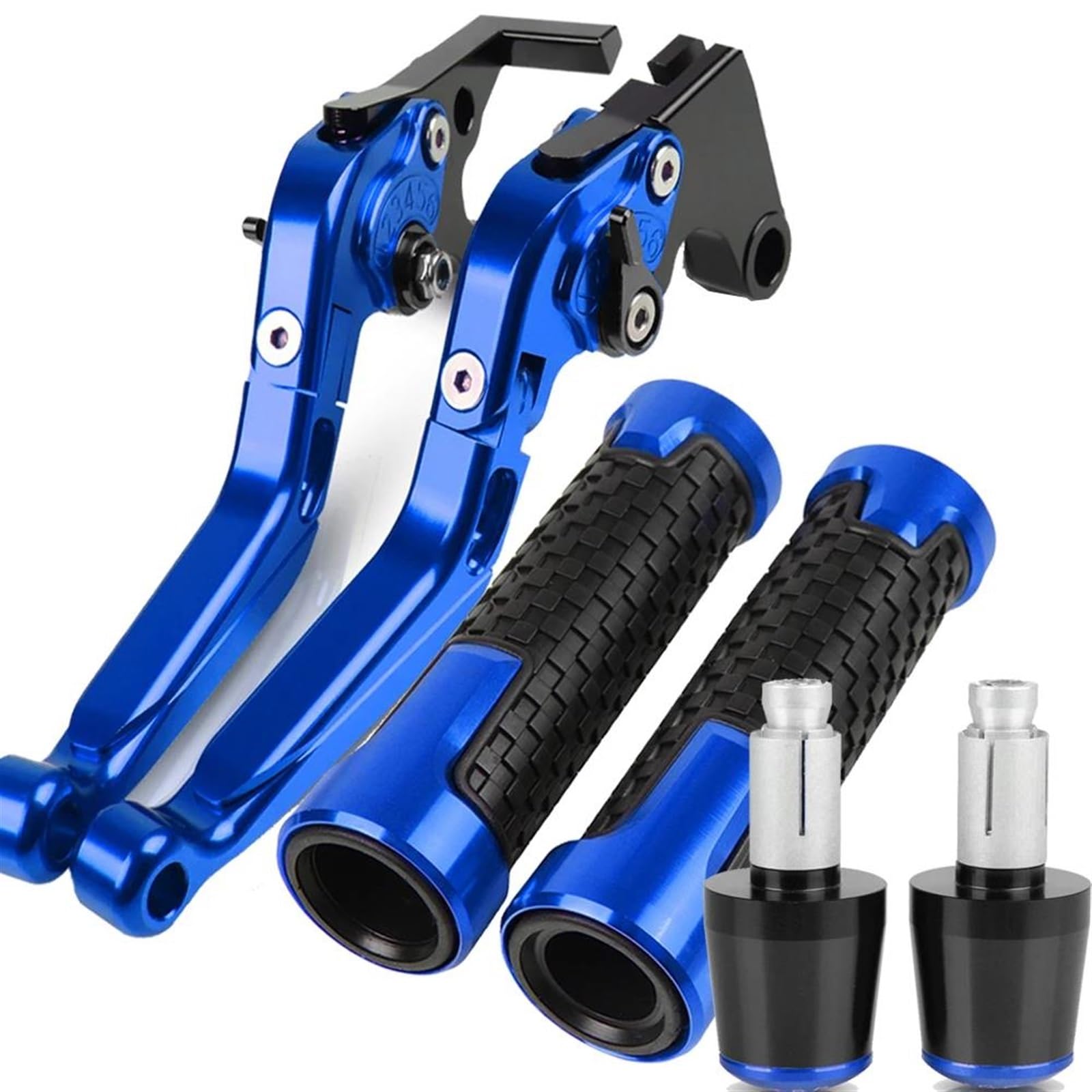 VTAIEX Motorbike Accessories Motorcycle Clutch Brake Master Levers Kit for Ducati MULTISTRADA 1200 1200S 1200GT 2010 2011 2012 2013 2014 2015 2016(Blue)