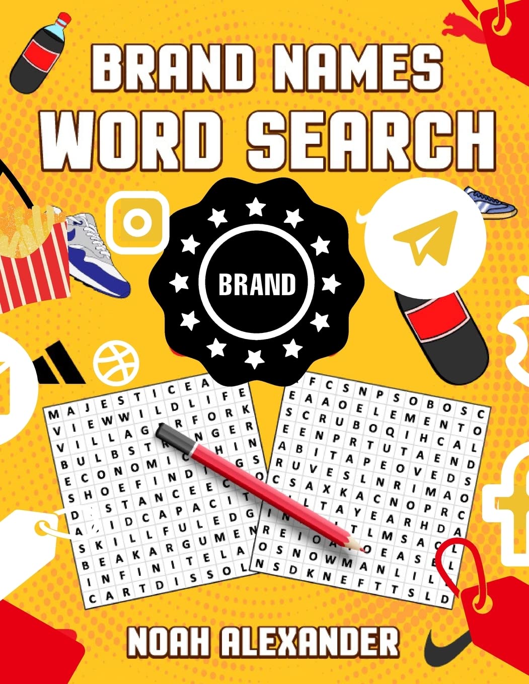 Buy Brand Names Word Search 100 Themed Word Search Puzzles Online at