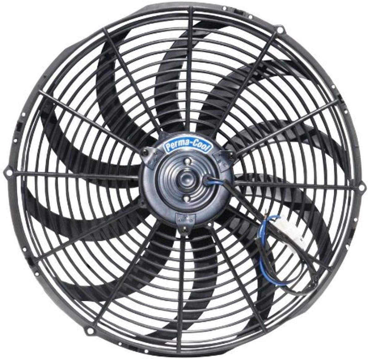 Perma-Cool 18126 16" Electric Fan Chrome with Black Blades