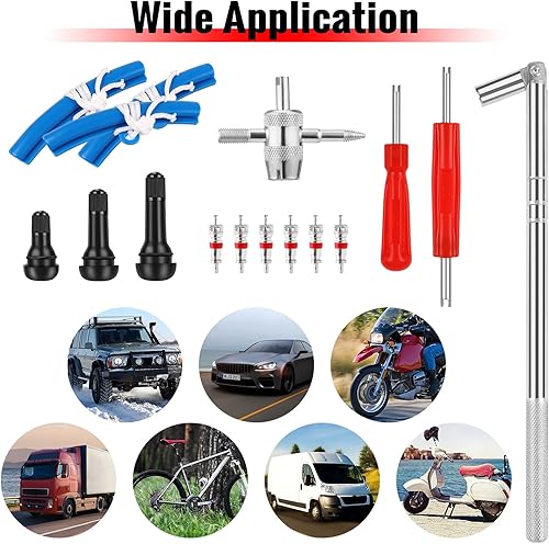 Miniatura 5 de Juego de herramientas para cambiar neumáticos de motocicleta de 14.5 pulgadas, juego de herramientas para cambiar neumáticos, palancas de cuchara de