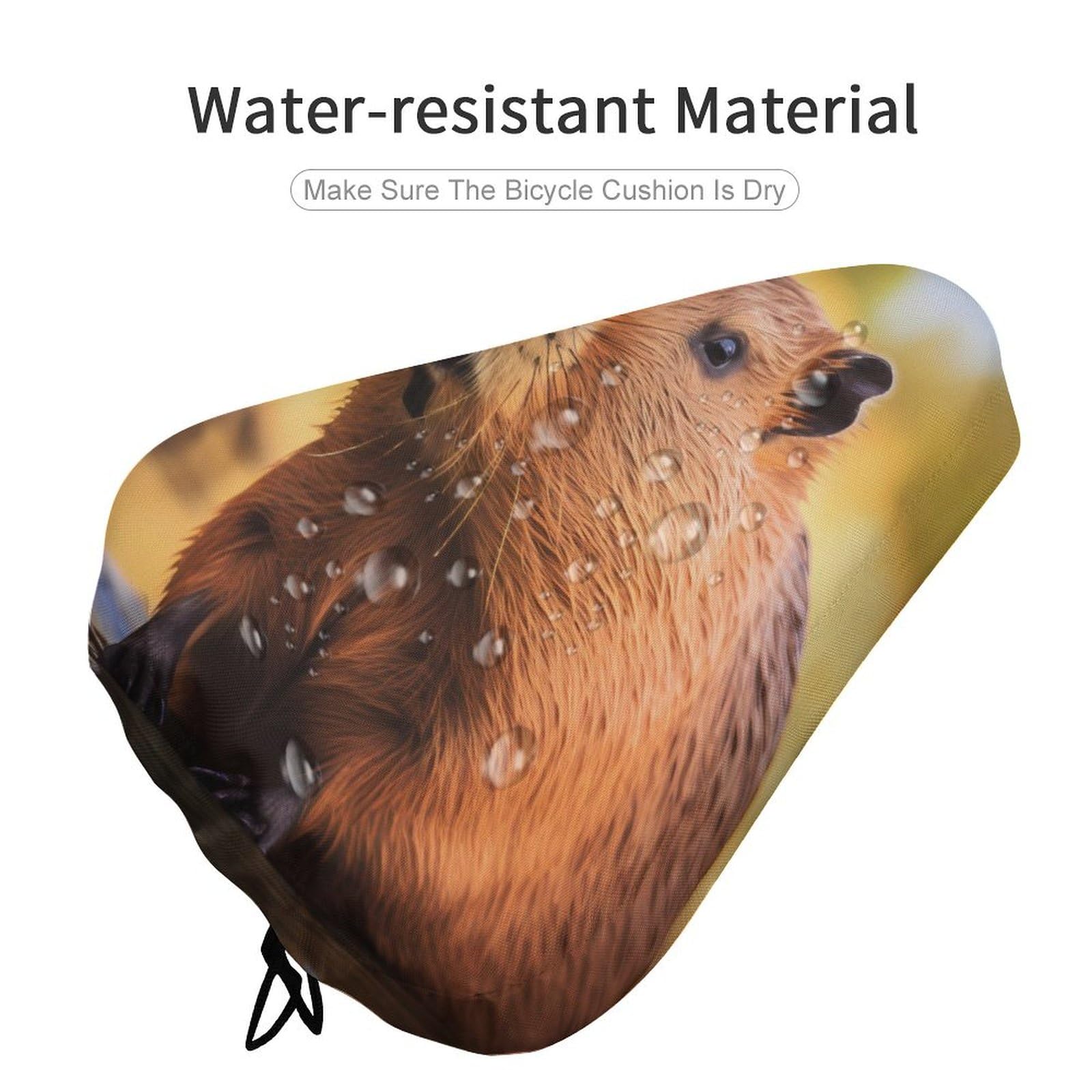Cute Capybara Bike Seat Cover Protettiva Bicicletta Sella Copertura per Bicicletta