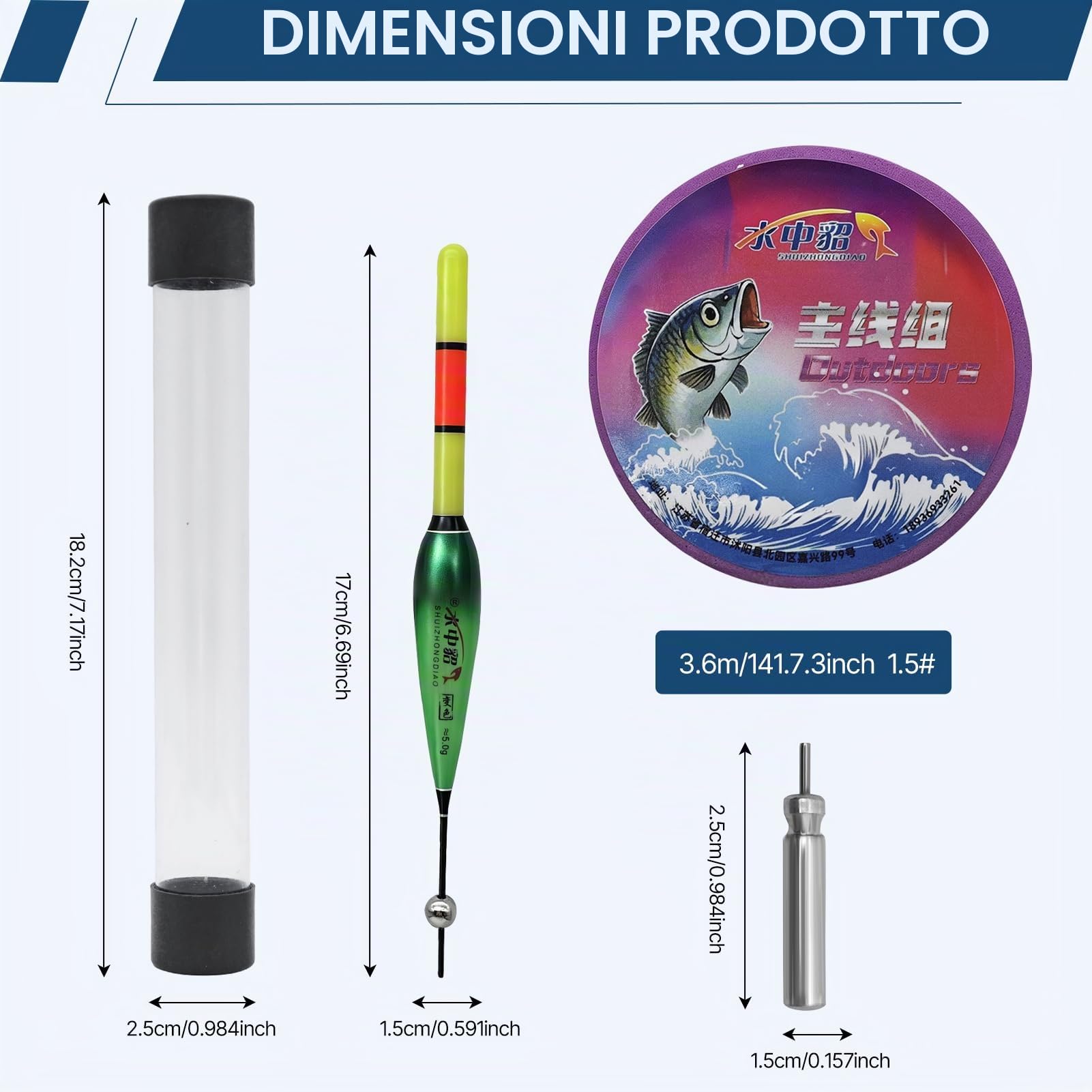 Dongcill Galleggianti da Pesca,Galleggiante Pesca a LED,Bobber Automatico | Bobber Automatico con Cambierà Colore,Accessori-Pesca per Notturna in Mare o Acqua Dolce
