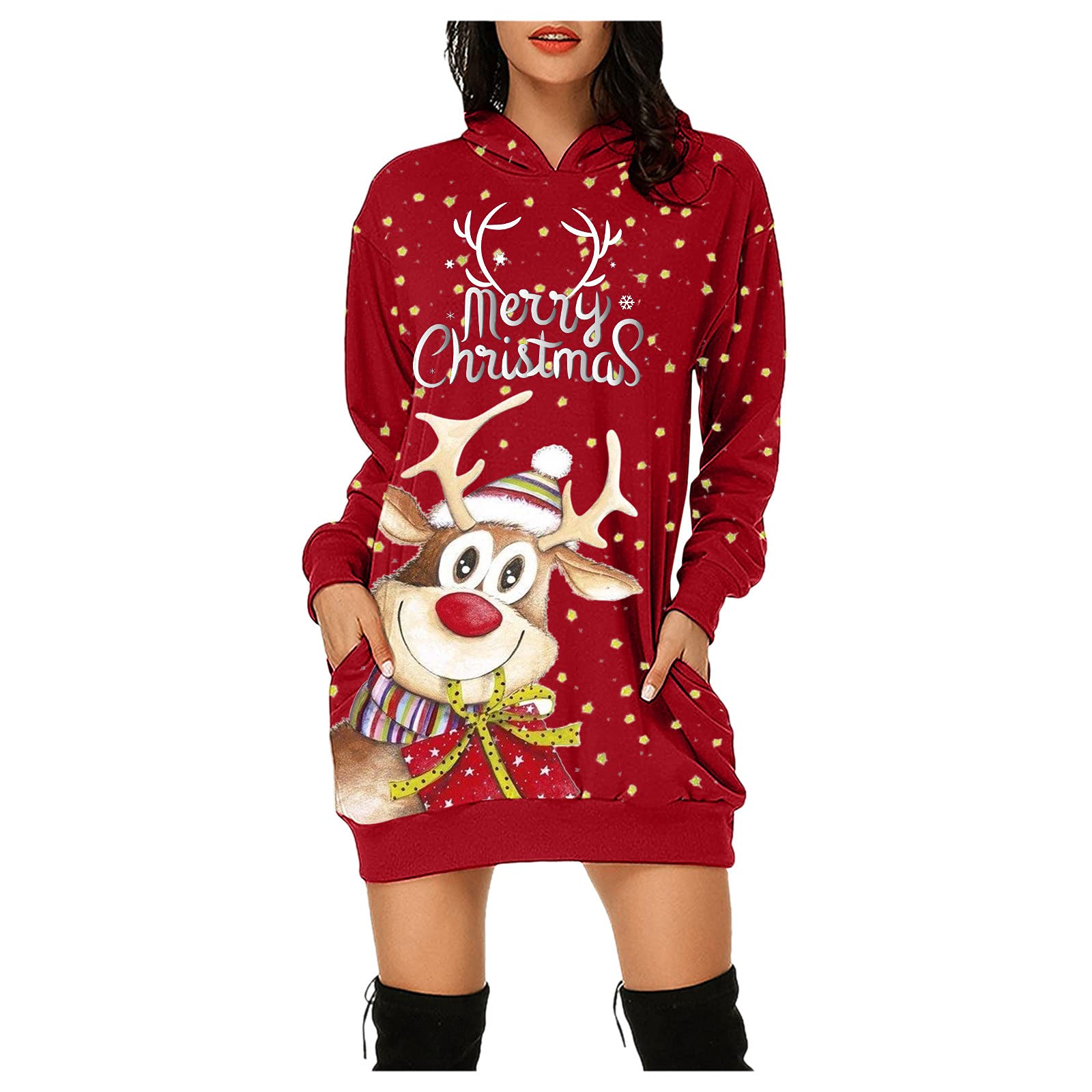 Sweatshirts Maxi Shirt Dresses 