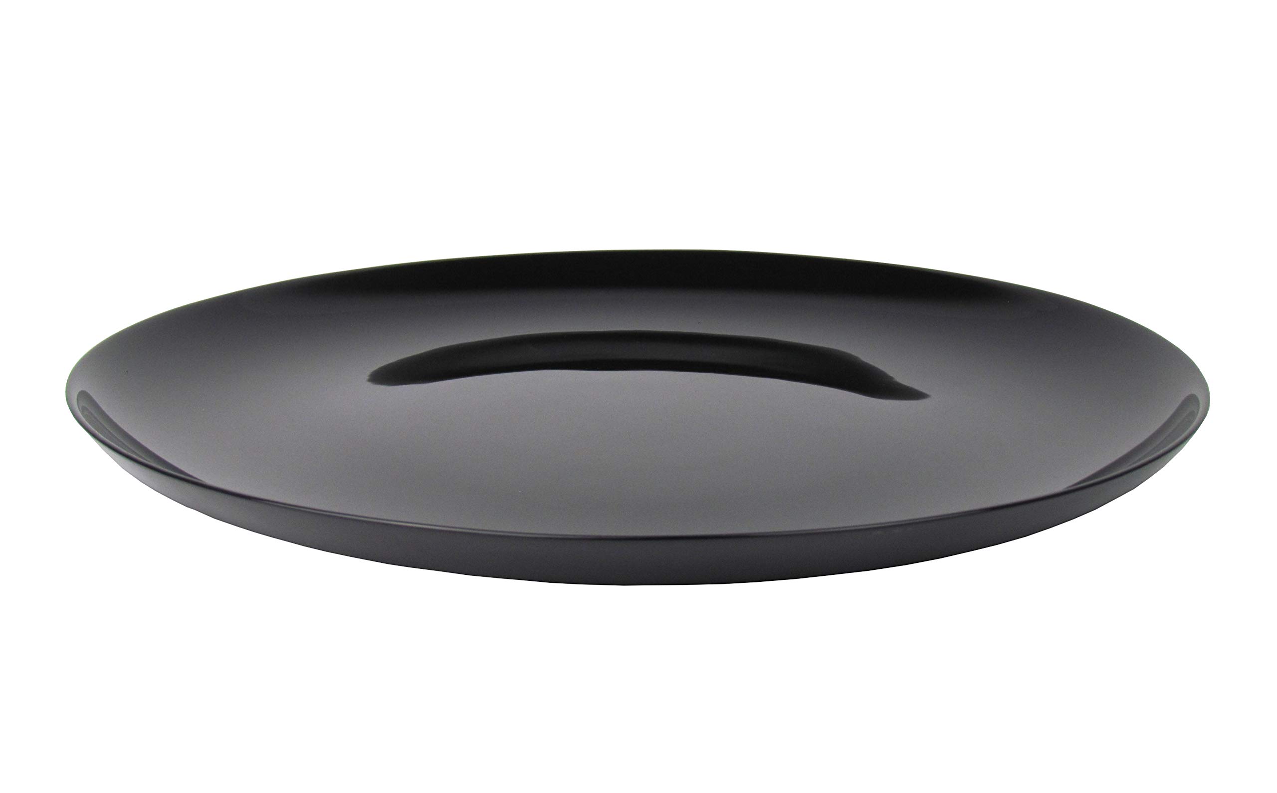 Piatto per pizza, di diametro 32 cm o la pasta 28,5 in nero, set da 2, 4 6, lavabili lavastoviglie e adatti al microonde pezzi