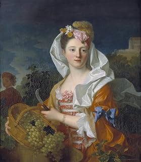 ARTSLSBS vintage Picture Artwork Print Painting Portrait of a Lady As Pomona by Jean Ranc Graffiti Painting for Home Decor 60x90cm