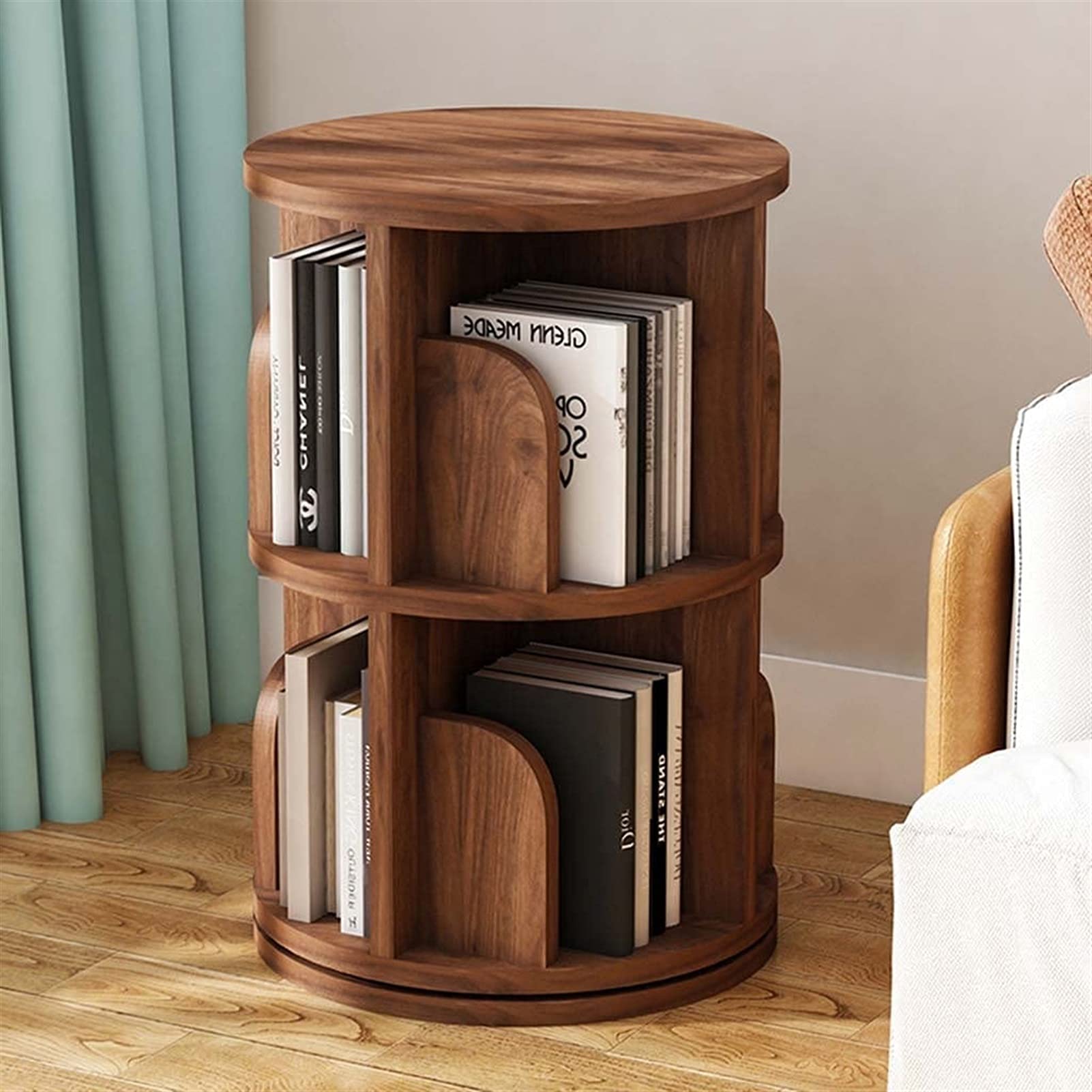 Amazon.com: Creativity Corner Shelf Bookshelf Solid Wood Revolving