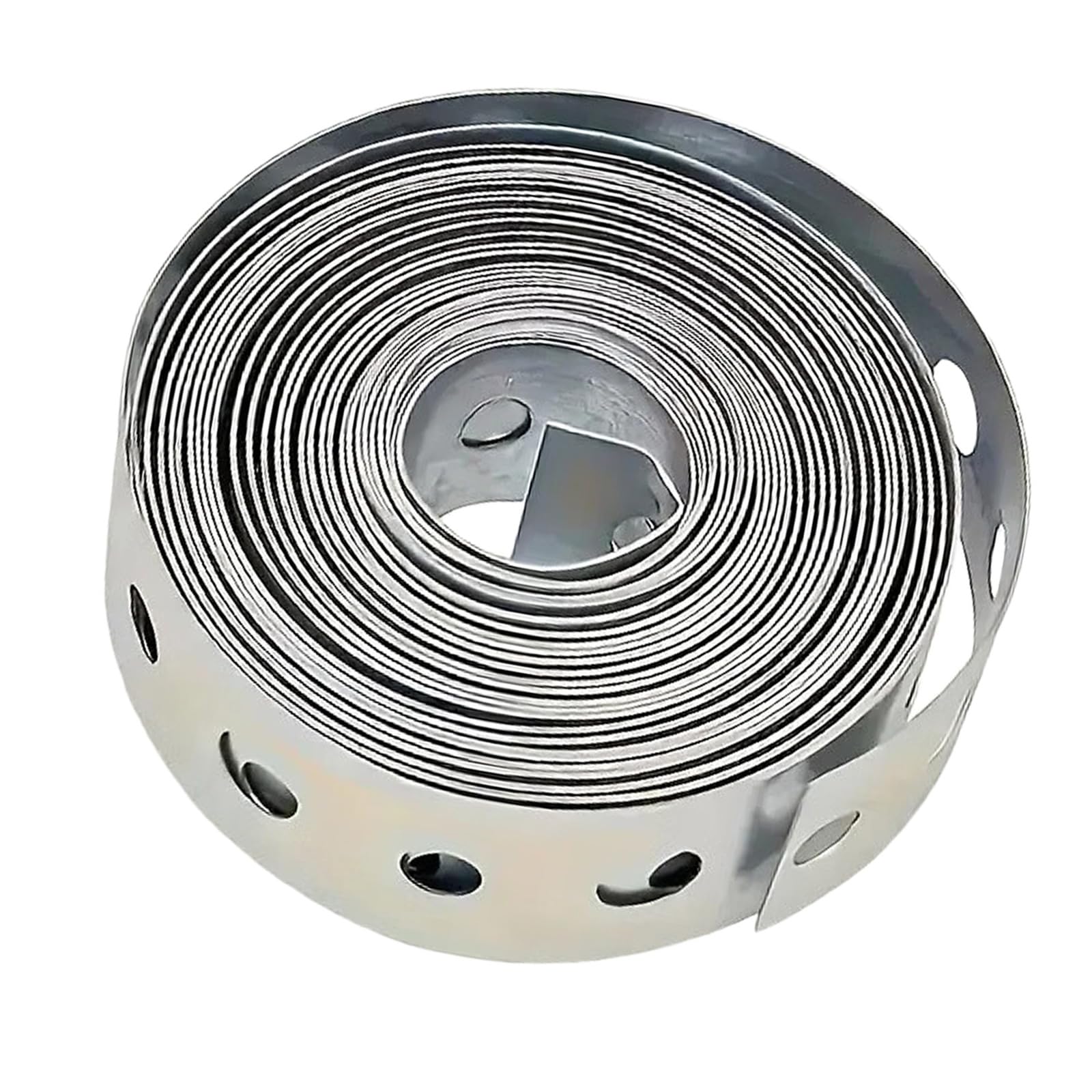 Perforated Galvanized Strap for Hose Clamping and Construction Projects Multipurpose Galvanized Metal Perforated Plumbers Tape Home DIYer Project Pre-Fixing Tool