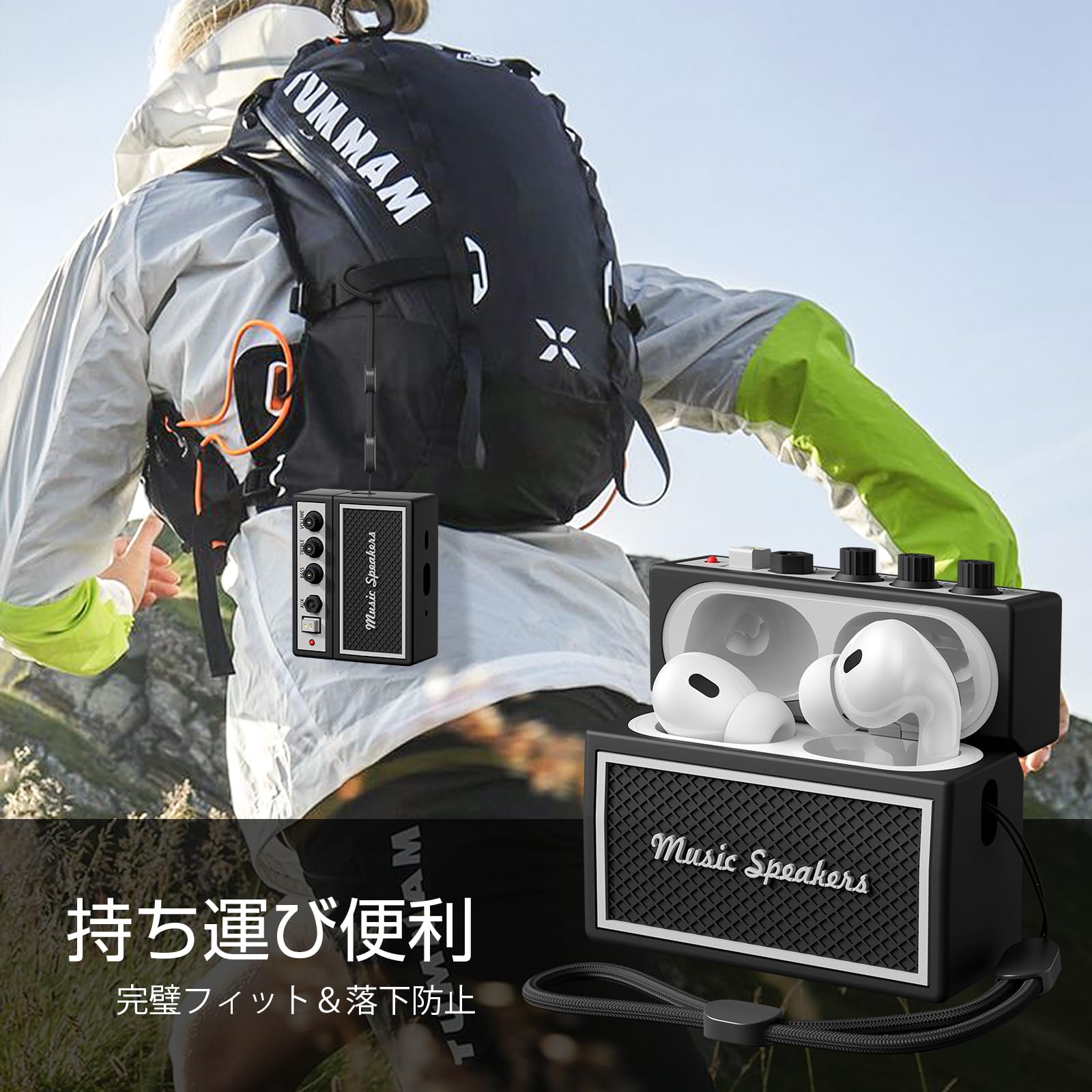 Amazon | CAGOS AirPods Pro 2 ケース 第1/2世代対応 エアーポッツプロ