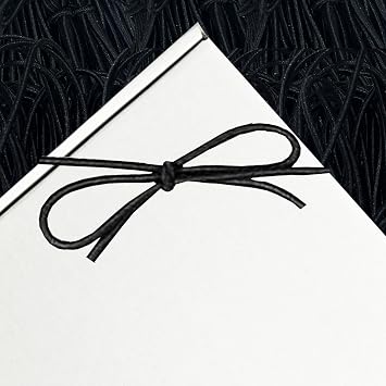 K-Kraft 16-Inch Stretch Loops for Crafts and Easy Gift-Wrapping 100 Count (Black)