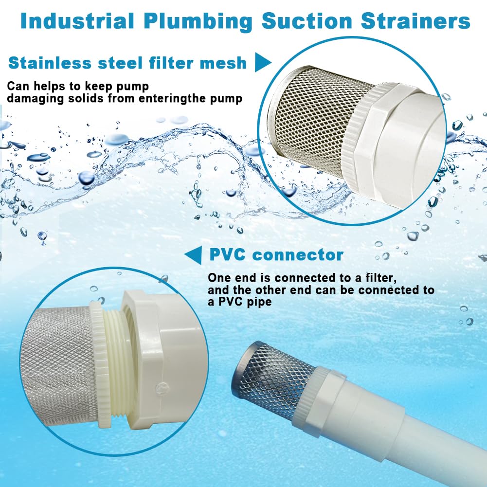 2 Inch Stainless Steel Suction Strainer - Plumbing Filter -4 2 Inch Stainless Steel Suction Strainer - Plumbing Filter -4