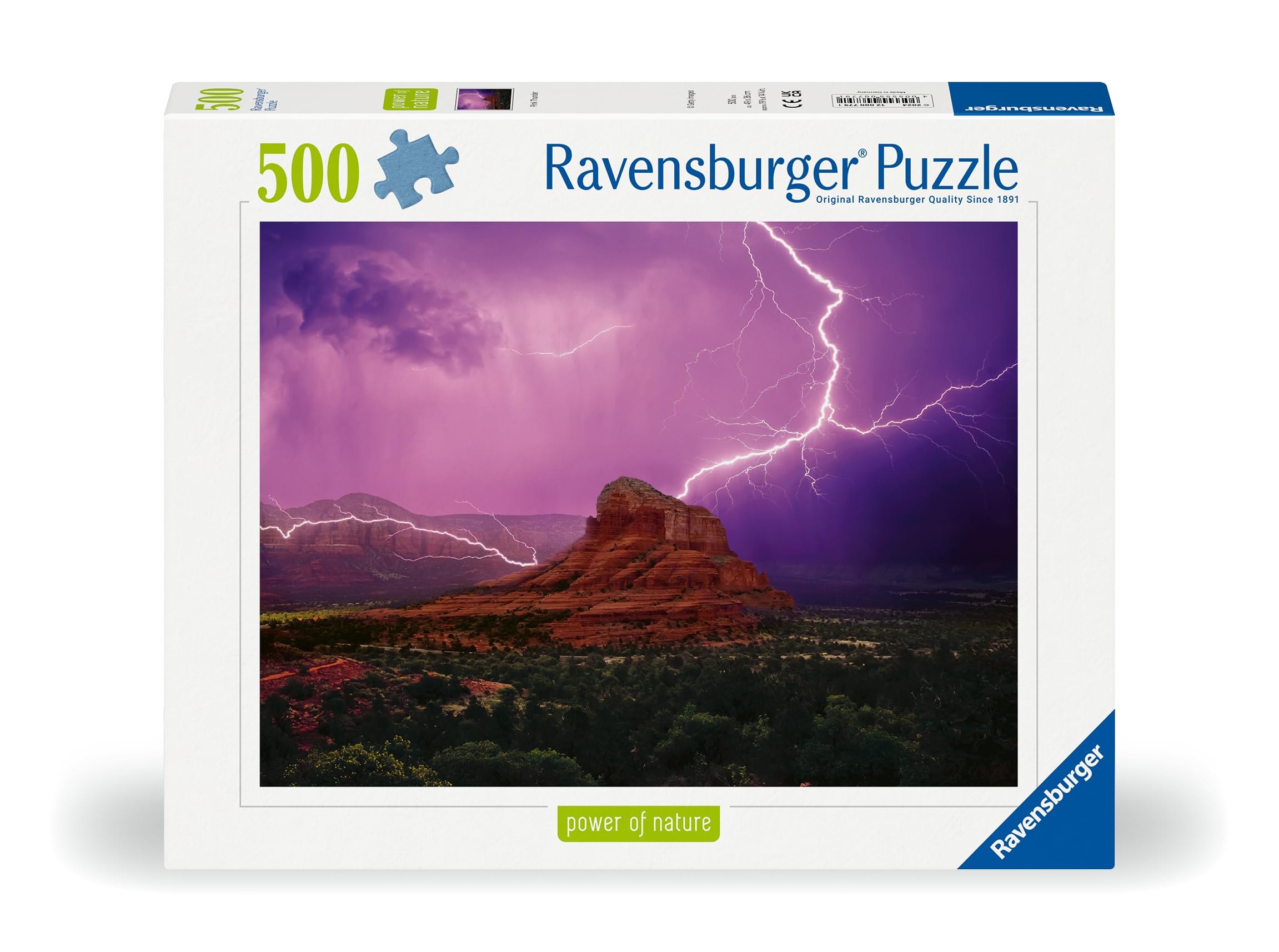 Ravensburger 12000779, Pink Thunder, 500 pieces jigsaw puzzle, Puzzle for adults and kids age 12 years up, nature puzzle - Image 2
