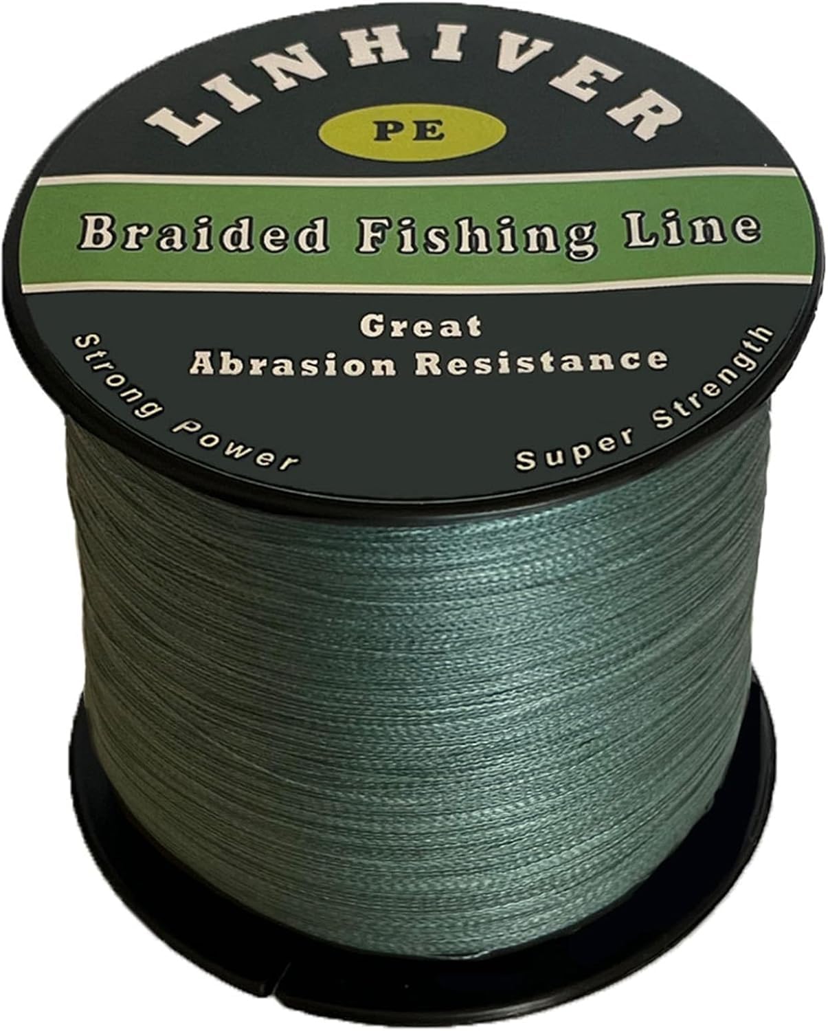 LinHiver Braided Fishing Line, Strong Power, Great Abrasion Resistance, Thin Diameter, No Stretch, Low Memory and High Sensitivity(328Yds, 20LB, 8 Strand) — image 1