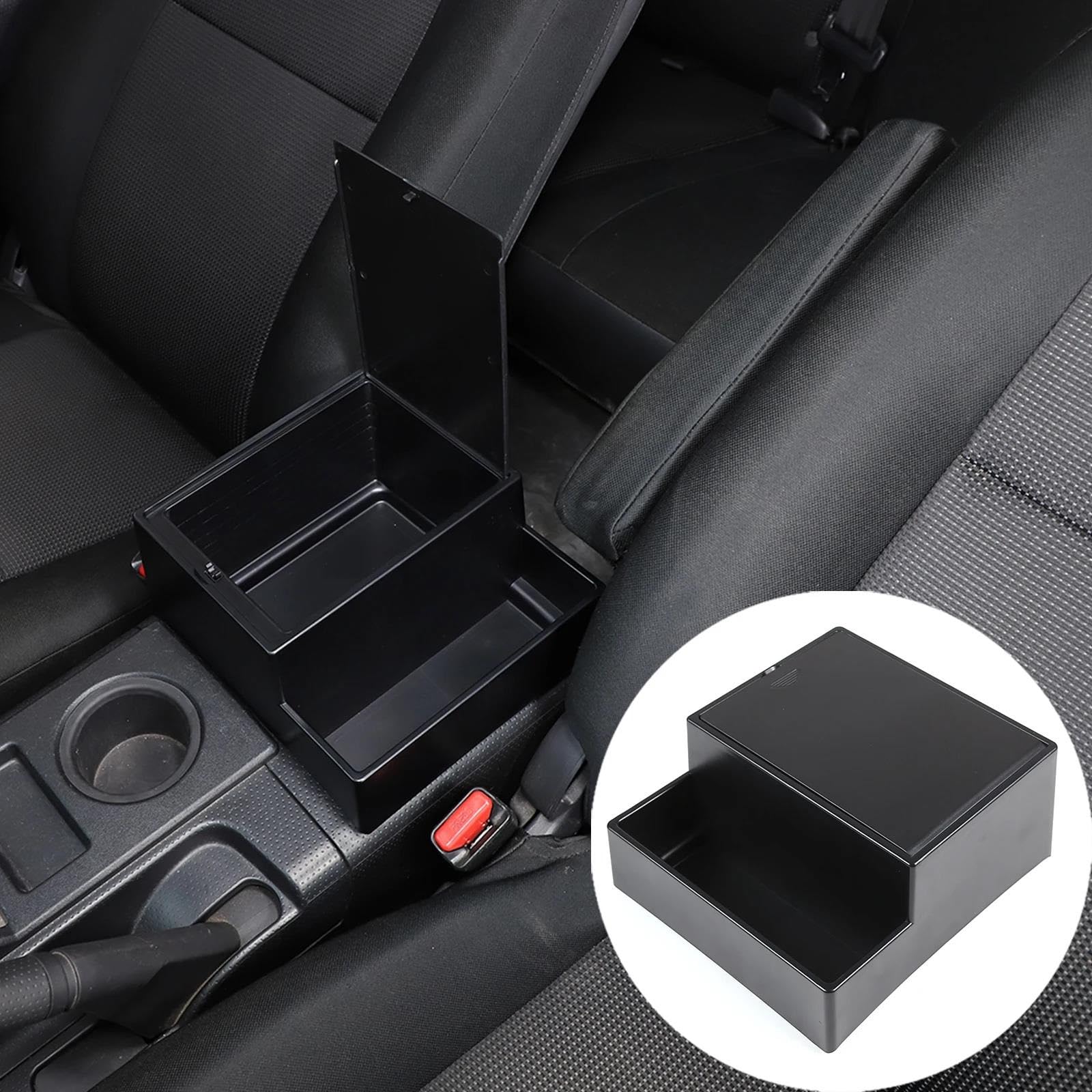 Linea di Protezione AntiGraffio in ABS Nero,bracciolo della Console Centrale rialzato,vano portaoggetti per Toyota FJ Cruiser 2007-2021,Accessori per l'organizzazione dell'auto.
