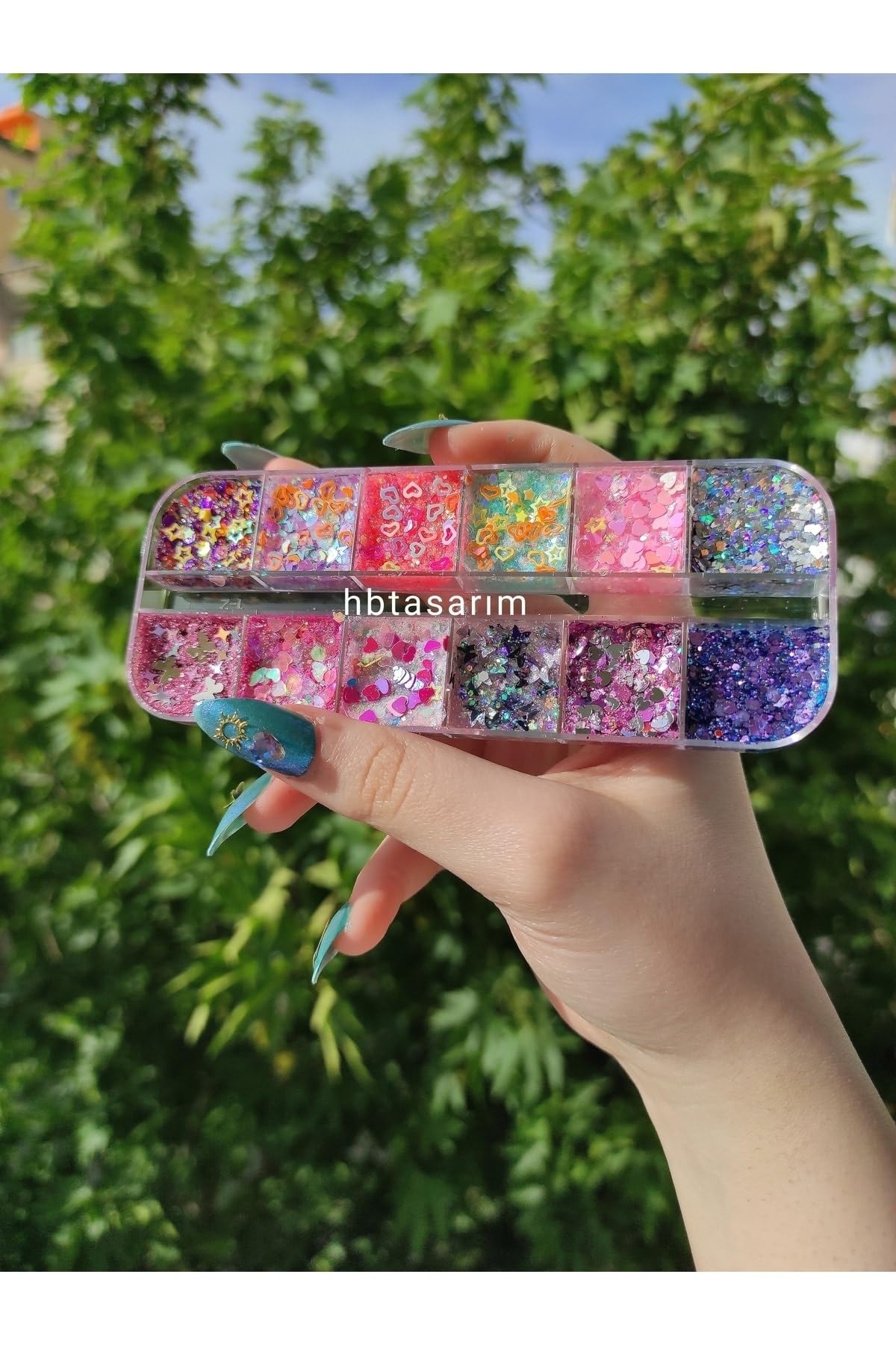 Hb Tasarım Glitter Jel Far Simli Kremsi Jel Far Paleti 3, 758899868