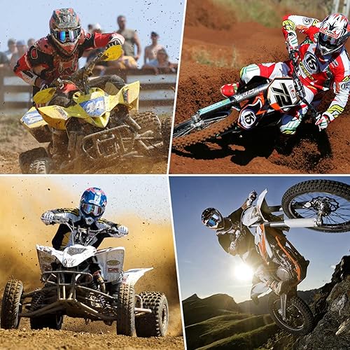 Miniatura 21 de Gafas de motocicleta para hombres y mujeres, gafas de motocross, de ATV, gafas para montar, gafas de deportes de potencia, gafas para todoterreno