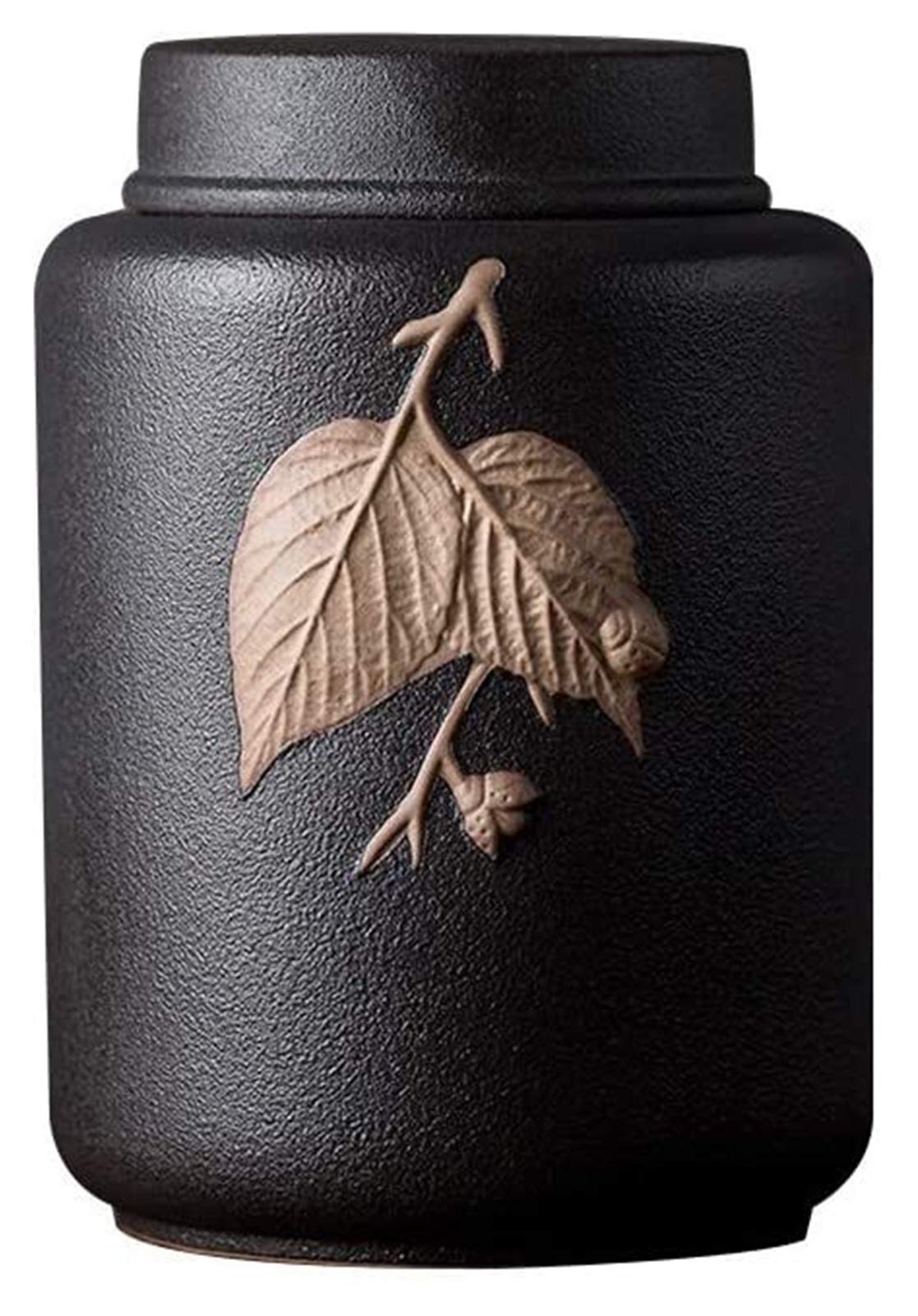 Urnas de cremación para cenizas Urnas decorativas Urnas funerarias Urnas para adultos Urnas de mascotas selladas contra la humedad (negro)