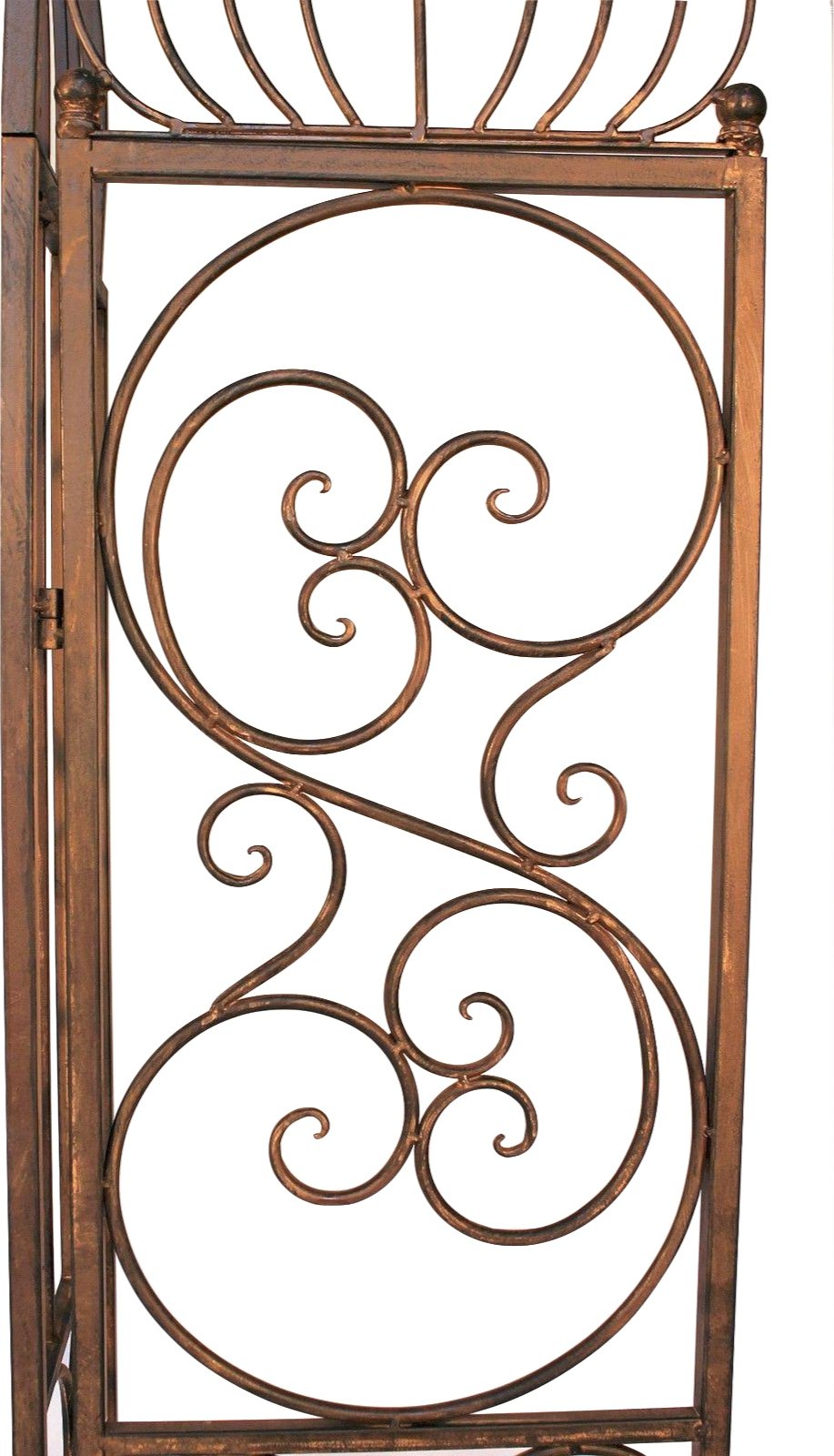 DanDiBo Arcade Rosier avec Portail Porte d'entrée 120853 en métal Fer forgé 265x190cm Support pour Plantes grimpantes