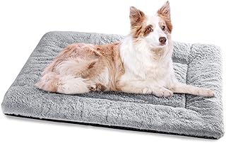 Baodan Hundebett Grosse Hunde Waschbar, 106x71 cm Hundekissen Flauschig mit rutschfeste Unterseite, XL Hundebetten für Große Hunde, Grau product image