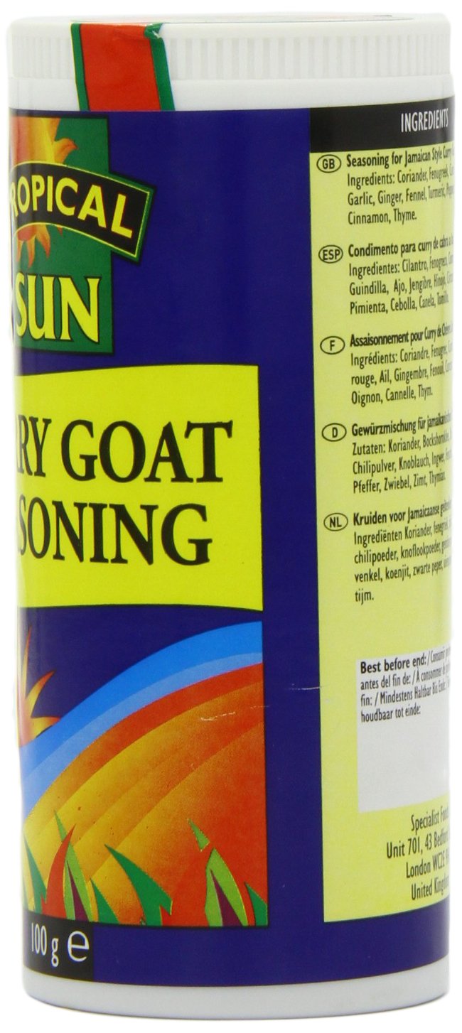 Tropical Sun Curry Goat Seasoning 100 g (Pack of 6)