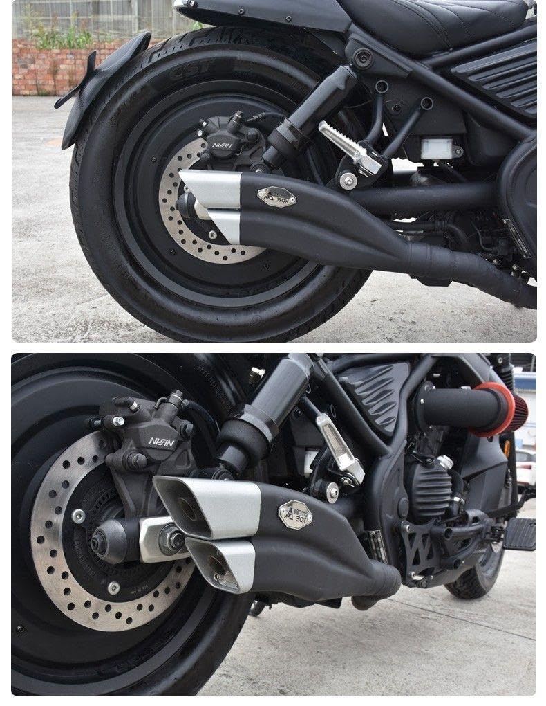 セール　レブル250 2023年以降　２本出しマフラー レブル250 スリップオンマフラー 2本出し イクシル : モトパーツ