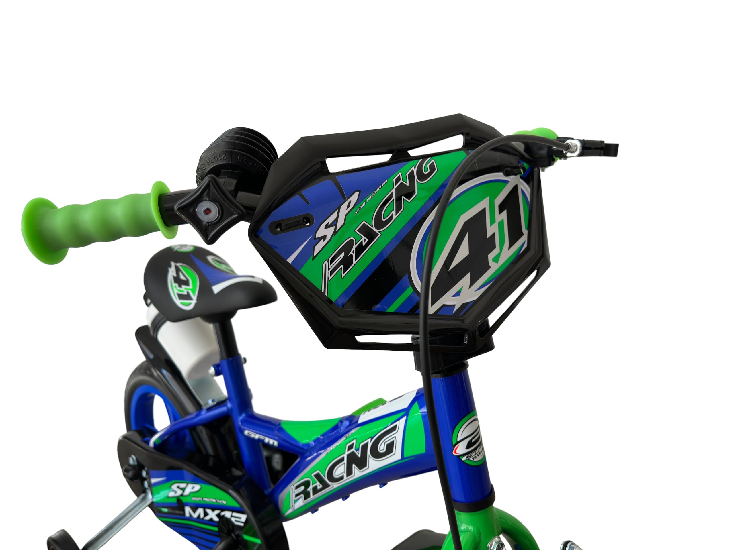 Bici Racing Bicicletta Bambino 12 Pollici Blu