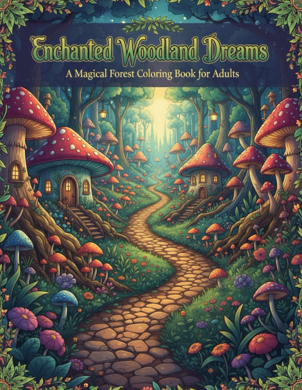 Enchanted Woodland Dreams A Magical Forest Coloring Adventure for Adults: +100 Pages of Intricate Designs for Mindful Coloring and Stress Relief (8.5x11) (Enchanted Interiors Collection)