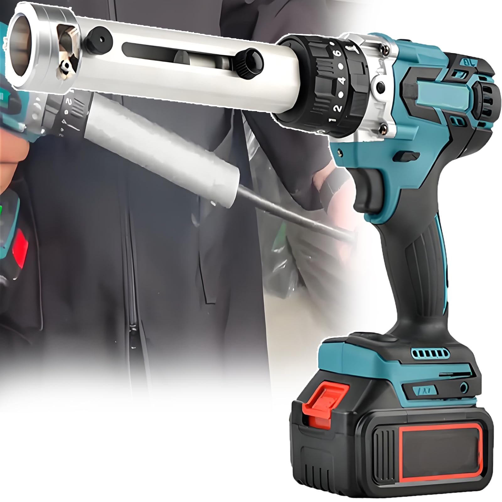 Vitalisworks Light Professional Electric Wire Stripper Machine With Led - Automatic Cable Stripper For Electricians,2 Speed Adjustment | For 50-300Mm2 Ordinary Cables