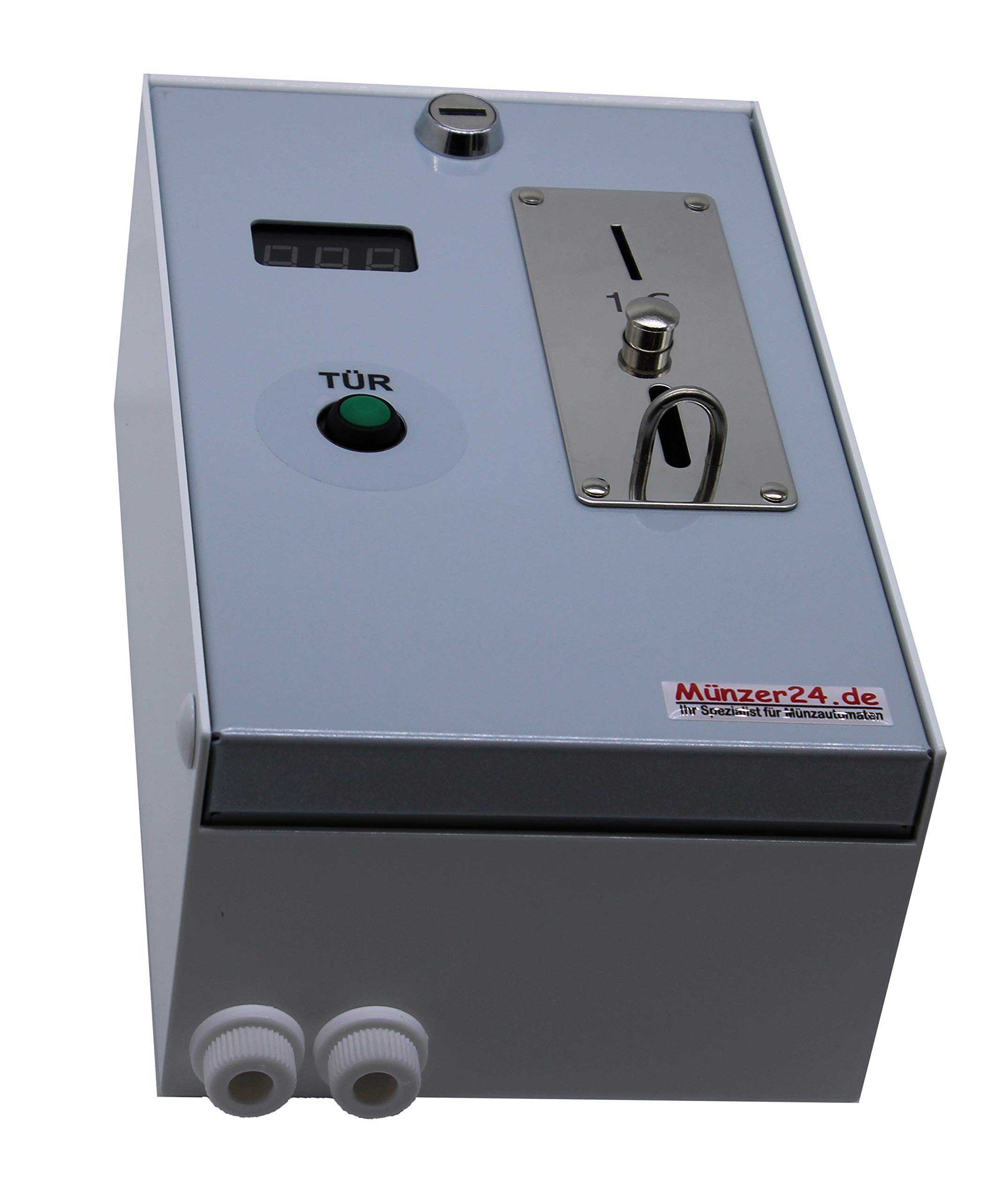 Münzautomat Beckmann EMS 57 MP TE, ideal für Waschmaschinen, Münzprüfer für 1 Euro