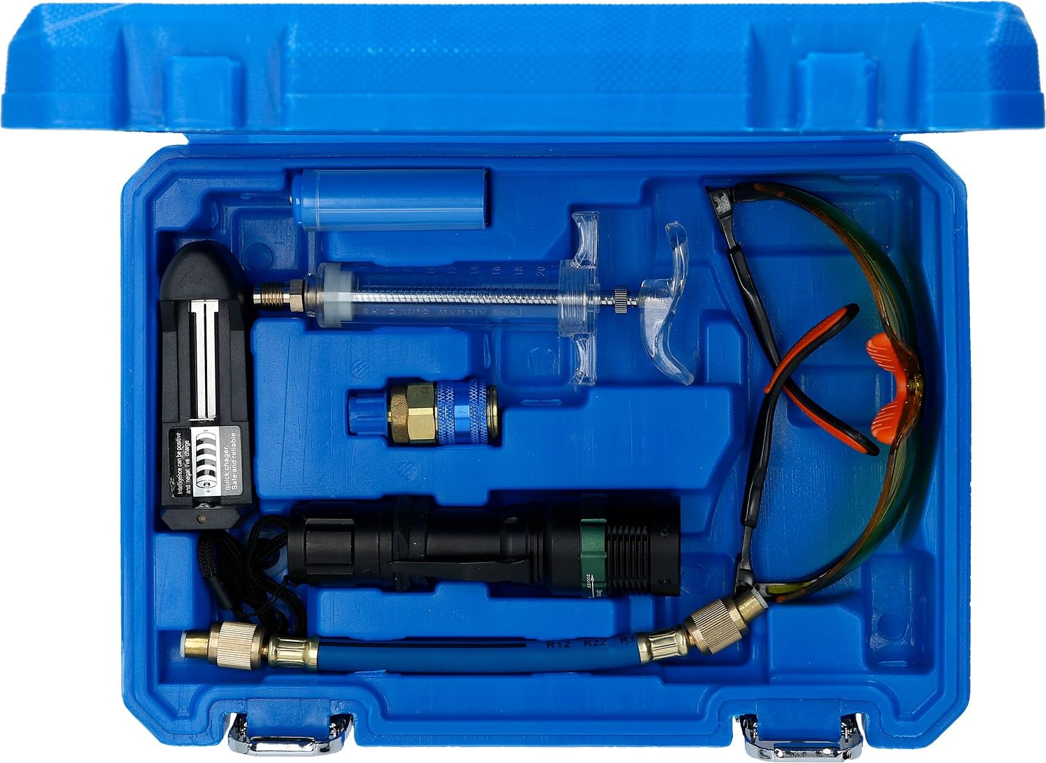 BRILLIANT TOOLS BT611020 UV-Lecksuch-Taschenlampensatz | 8-TLG. [Powered by KS Tools]