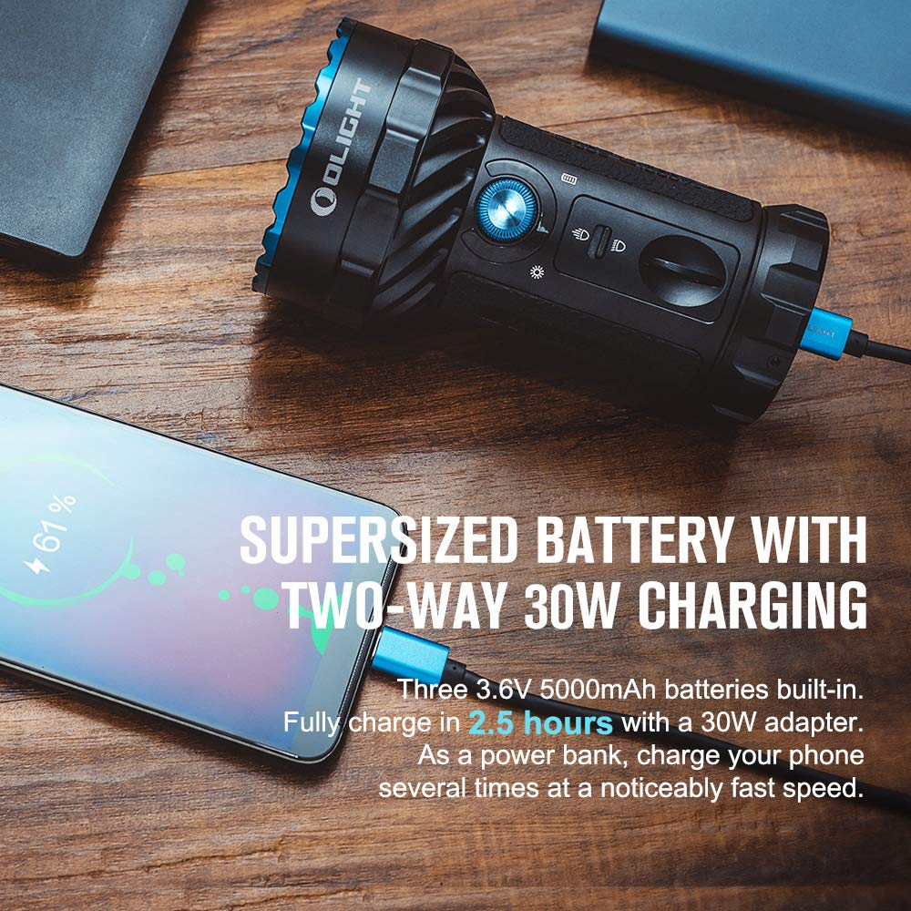 OLIGHT X7R Marauder 2 LED Taschenlampe, Super Hell 14000 Lumen