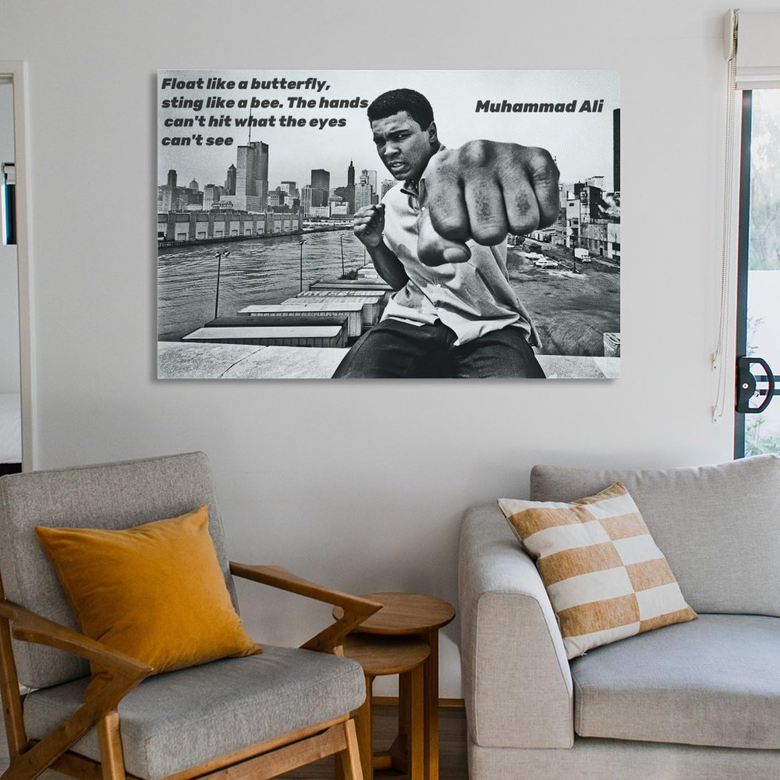 Amazon.co.jp: Muhammad Ali ポスター モハメド・アリ名言