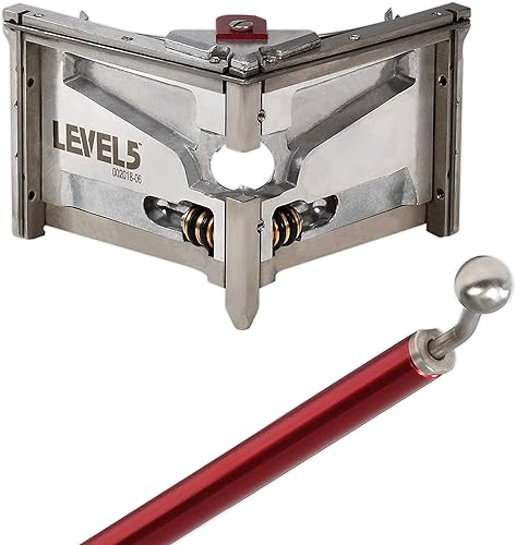 Acabado de esquina de paneles de yeso de 3.5 pulgadas + mango - LEVEL5 Grado profesional Herramientas de acabado de metal Tableros de yeso 4-534