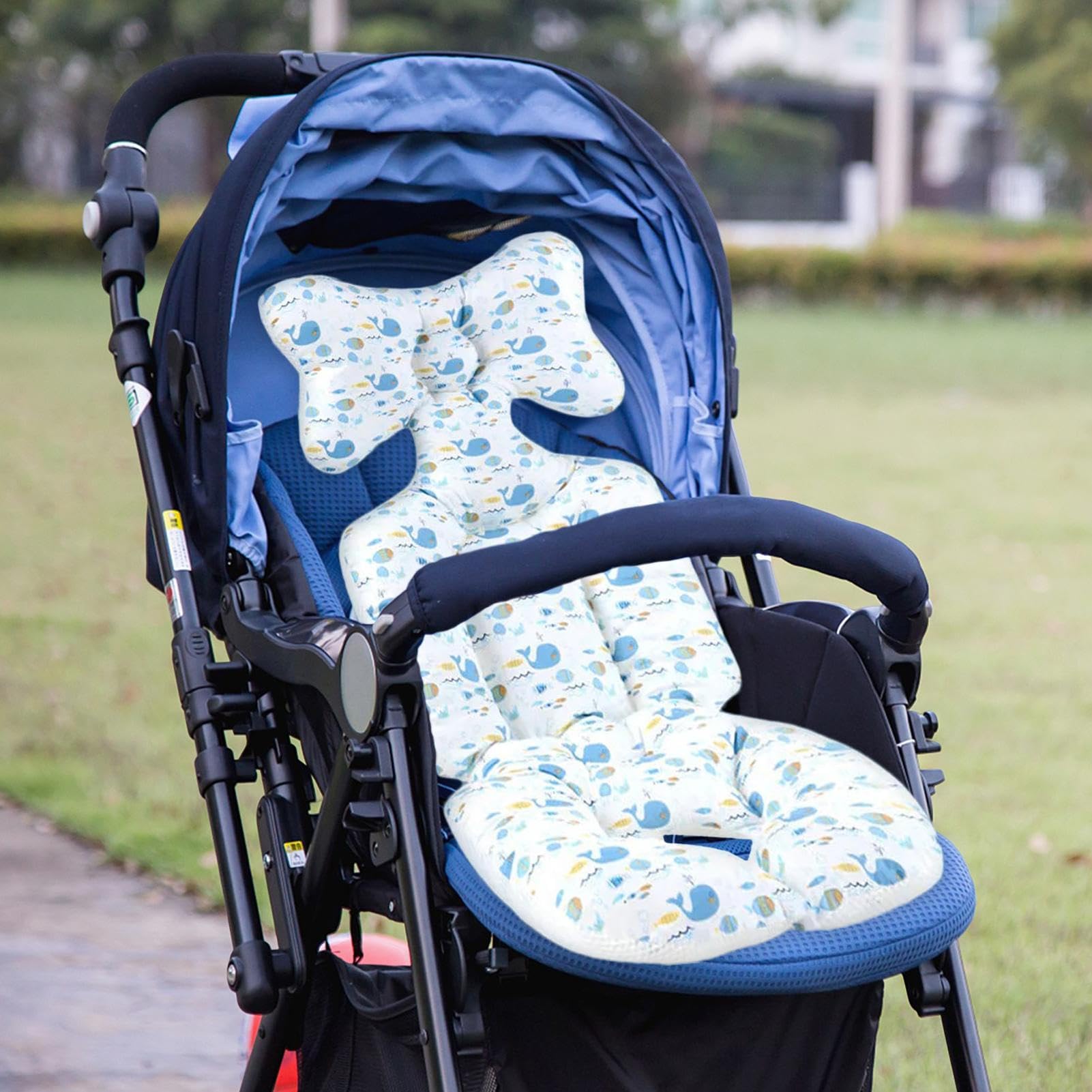 Fodera per seggiolino per passeggino, imbottitura per , cuscino di | supporto in spugna per passeggino, seggiolino e seggiolino auto