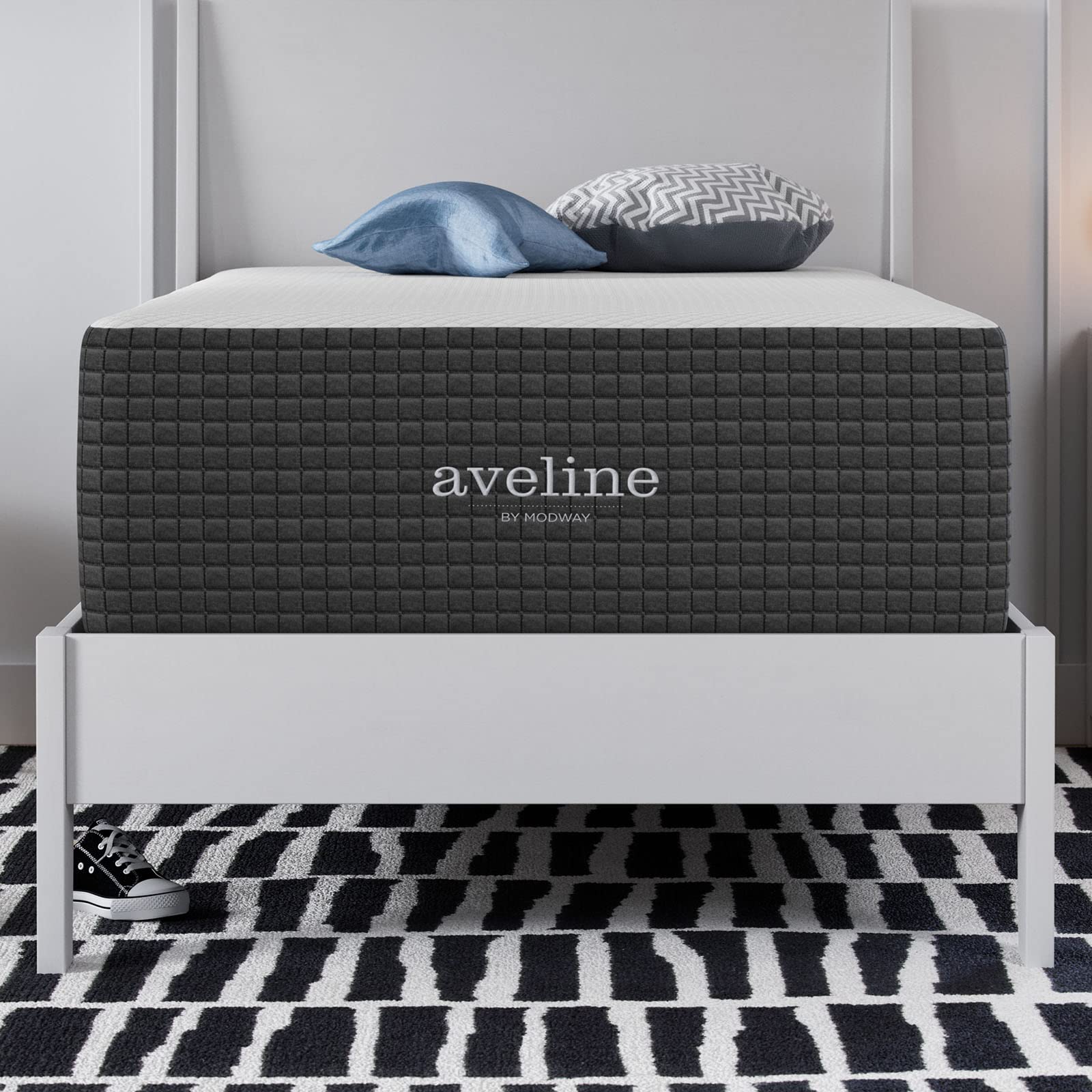 Modway Aveline 14” Gel Infused Memory Mattress with CertiPUR-US Certified Foam Twin Mattress